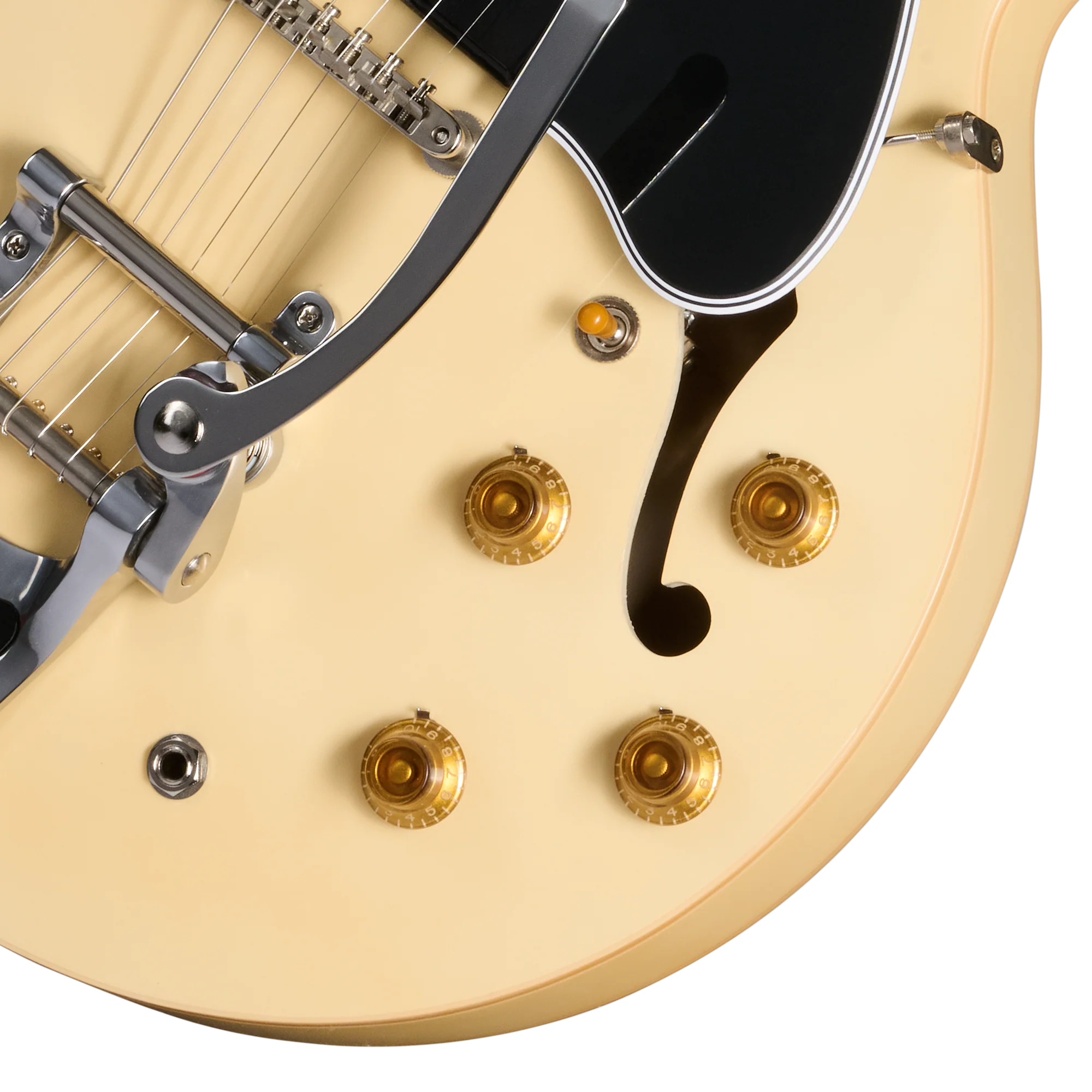 Gibson Custom LE 1959 ES-330 Reissue with Bigsby, VOS, Antique White 8 Gibson Custom LE 1959 ES-330 Reissue with Bigsby, VOS, Antique White