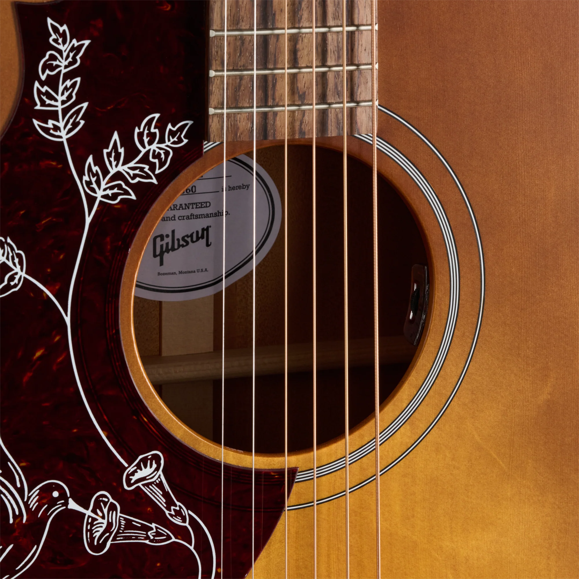 Gibson Hummingbird Special, Left-Handed, Satin Honey Burst 9 Gibson Hummingbird Special, Left-Handed, Satin Honey Burst