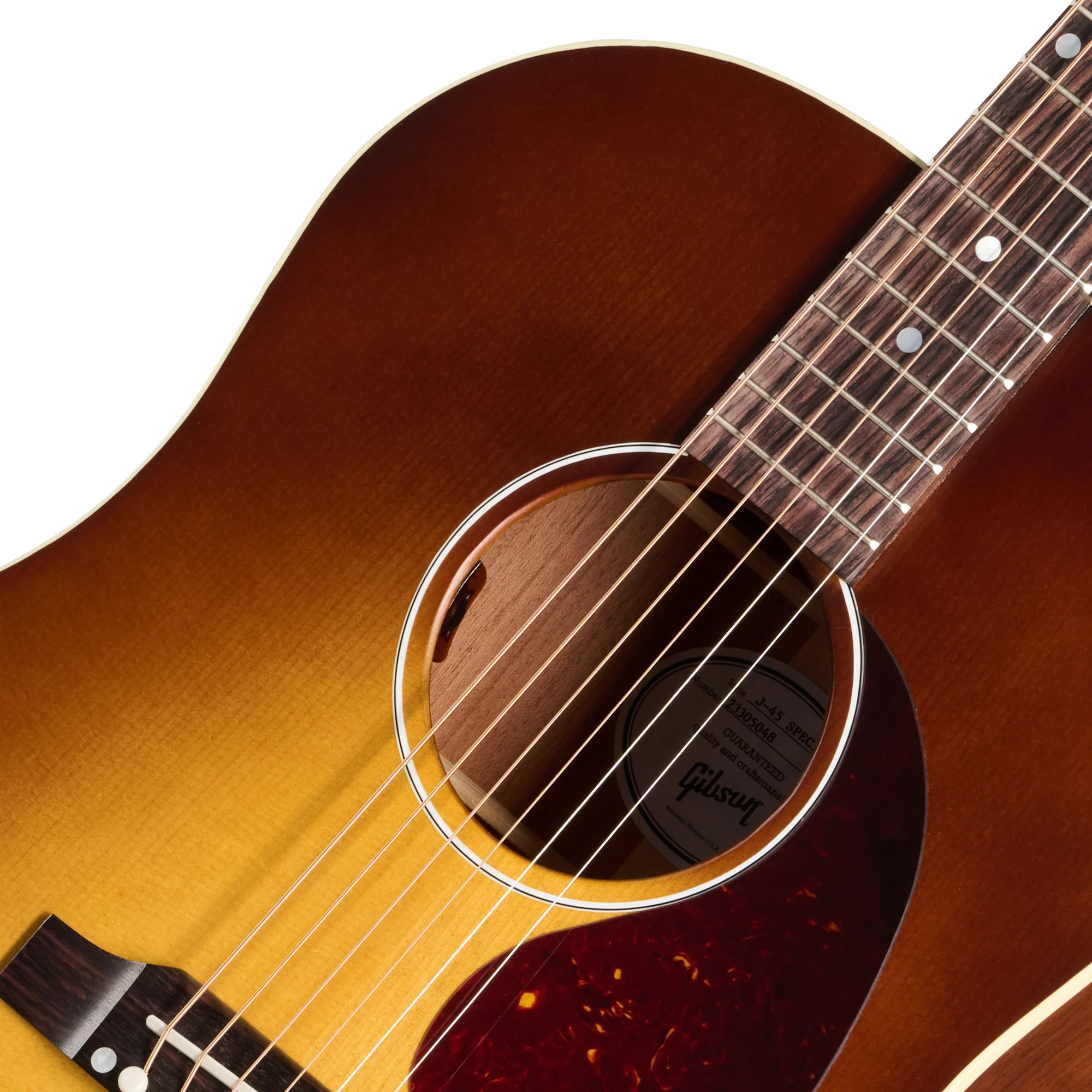 Gibson J-45 Special, Satin Honey Burst 7 Gibson J-45 Special, Satin Honey Burst