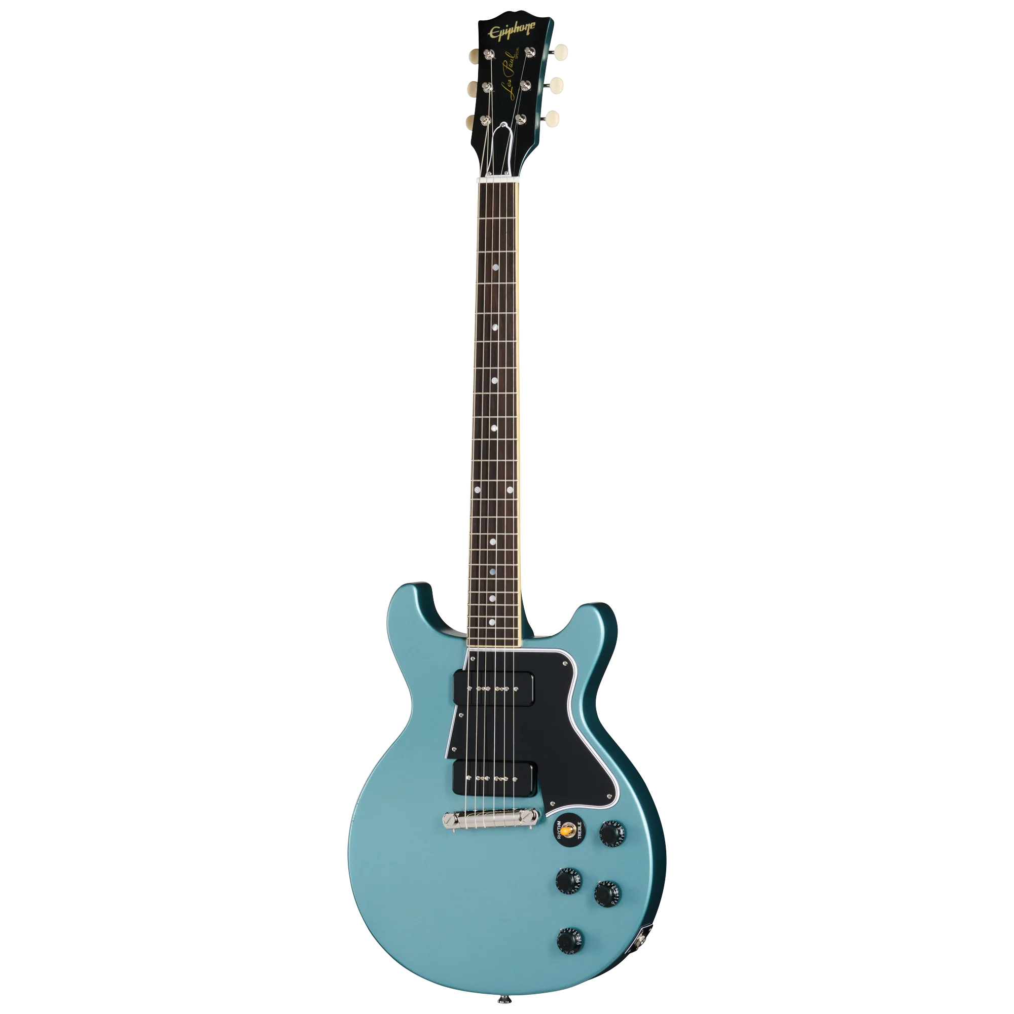 Epiphone IGC 1960 Les Paul Special Double Cut Reissue, Pelham Blue, Exclusive 3 Epiphone IGC 1960 Les Paul Special Double Cut Reissue, Pelham Blue, Exclusive