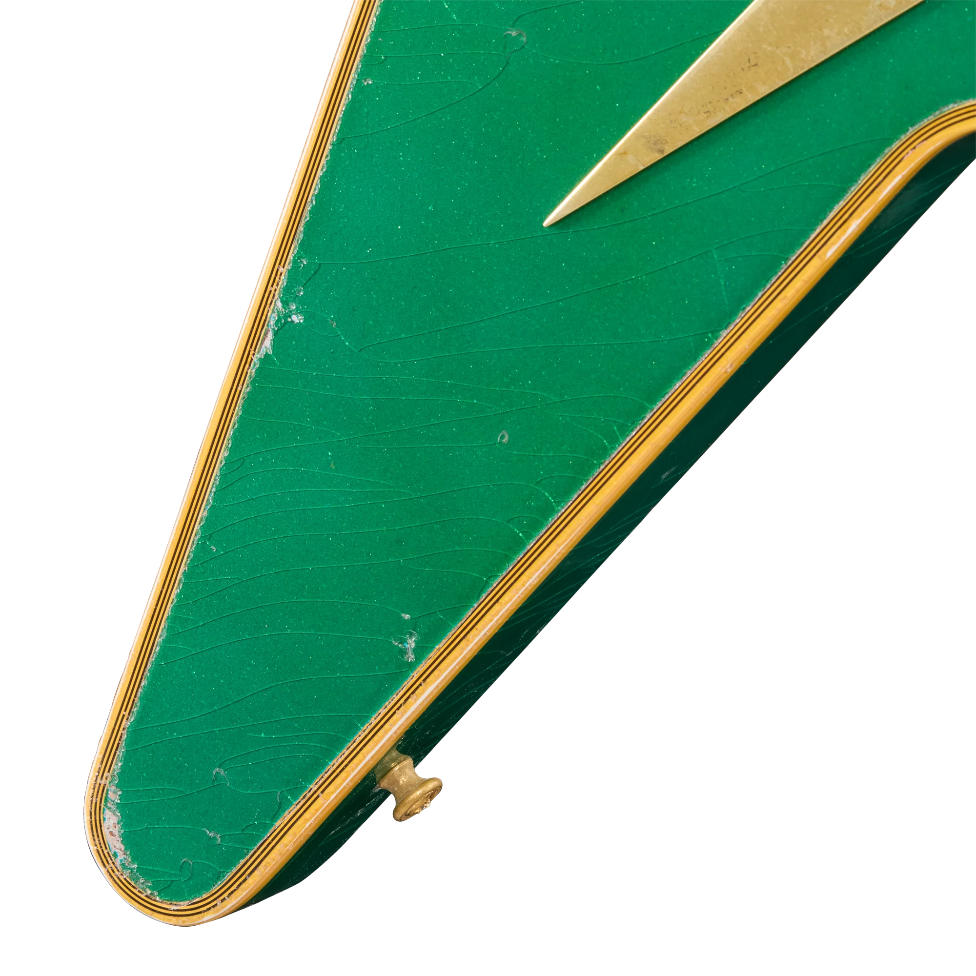 Gibson Custom LE Flying V Custom, Heavy Aged, Teal Sparkle 15 Gibson Custom LE Flying V Custom, Heavy Aged, Teal Sparkle