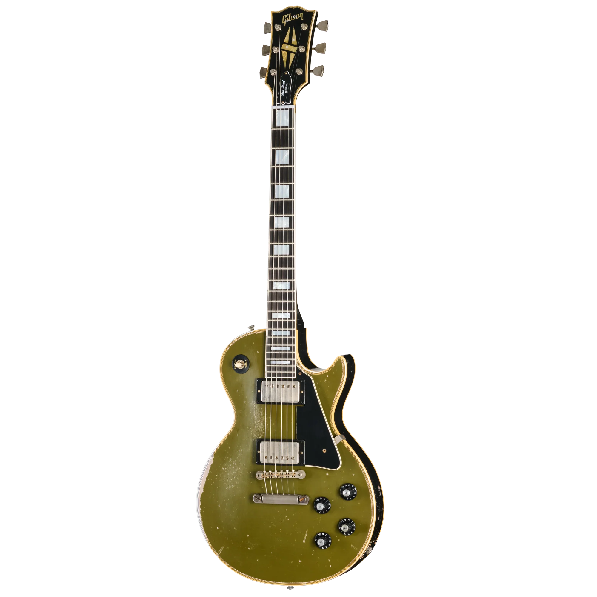 Gibson Custom LE 1968 Les Paul Custom Reissue, Heavy Aged, Olive Drab Top 3 Gibson Custom LE 1968 Les Paul Custom Reissue, Heavy Aged, Olive Drab Top