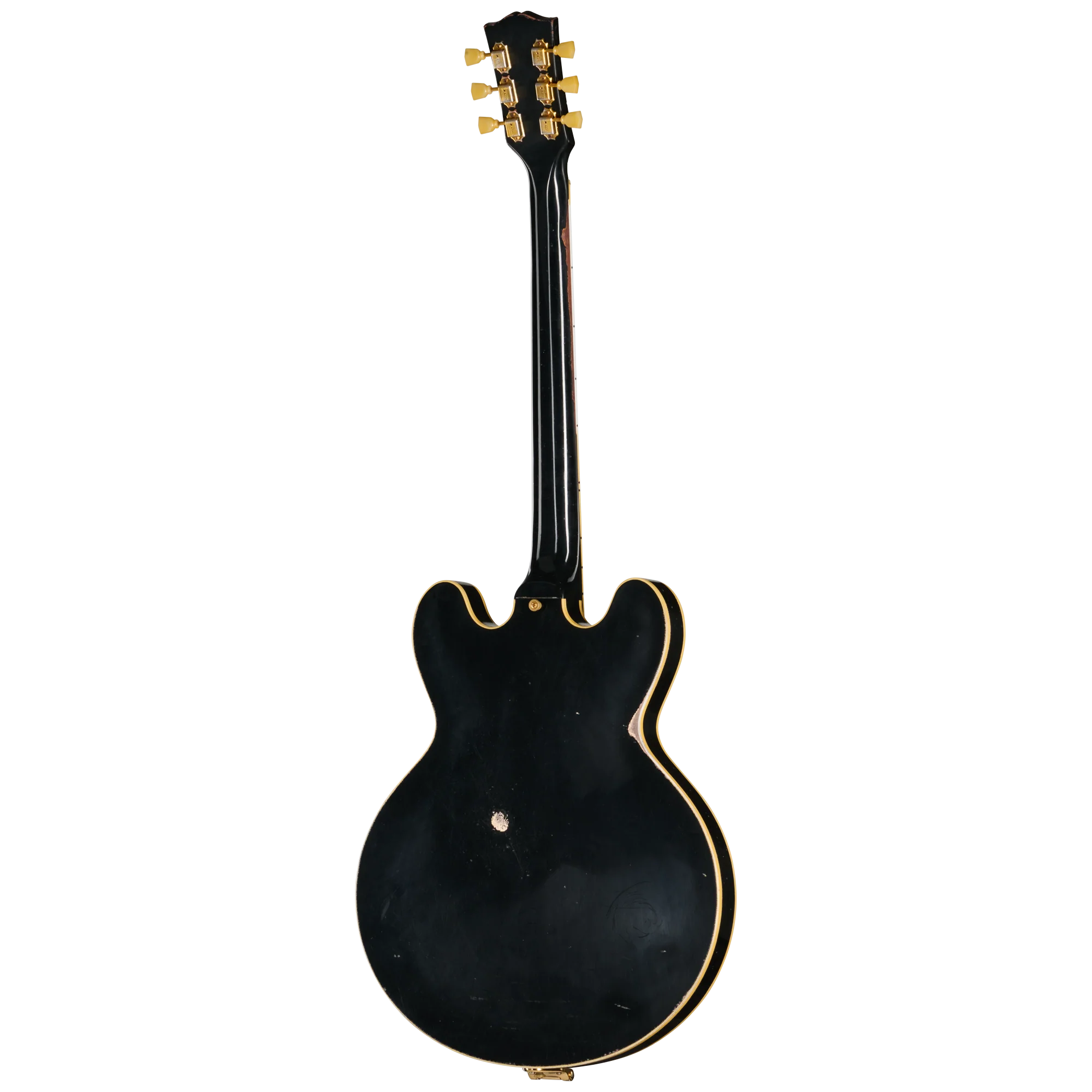 Gibson Custom LE 1959 ES-345 Reissue with Bigsby, Heavy Aged, Ebony 4 Gibson Custom LE 1959 ES-345 Reissue with Bigsby, Heavy Aged, Ebony