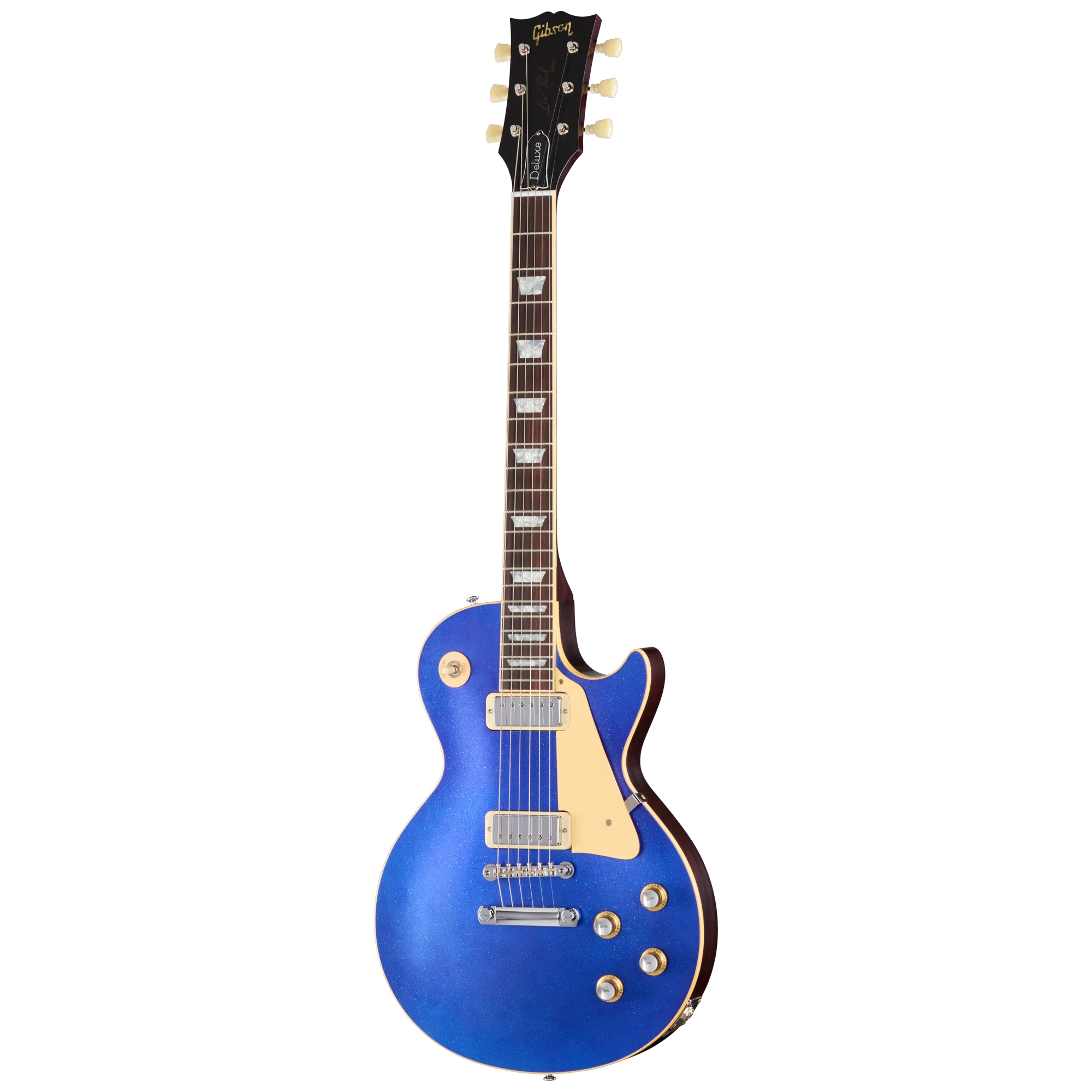 Gibson Custom LE 1976 Les Paul Deluxe Reissue, VOS, Blue Sparkle Top 3 Gibson Custom LE 1976 Les Paul Deluxe Reissue, VOS, Blue Sparkle Top
