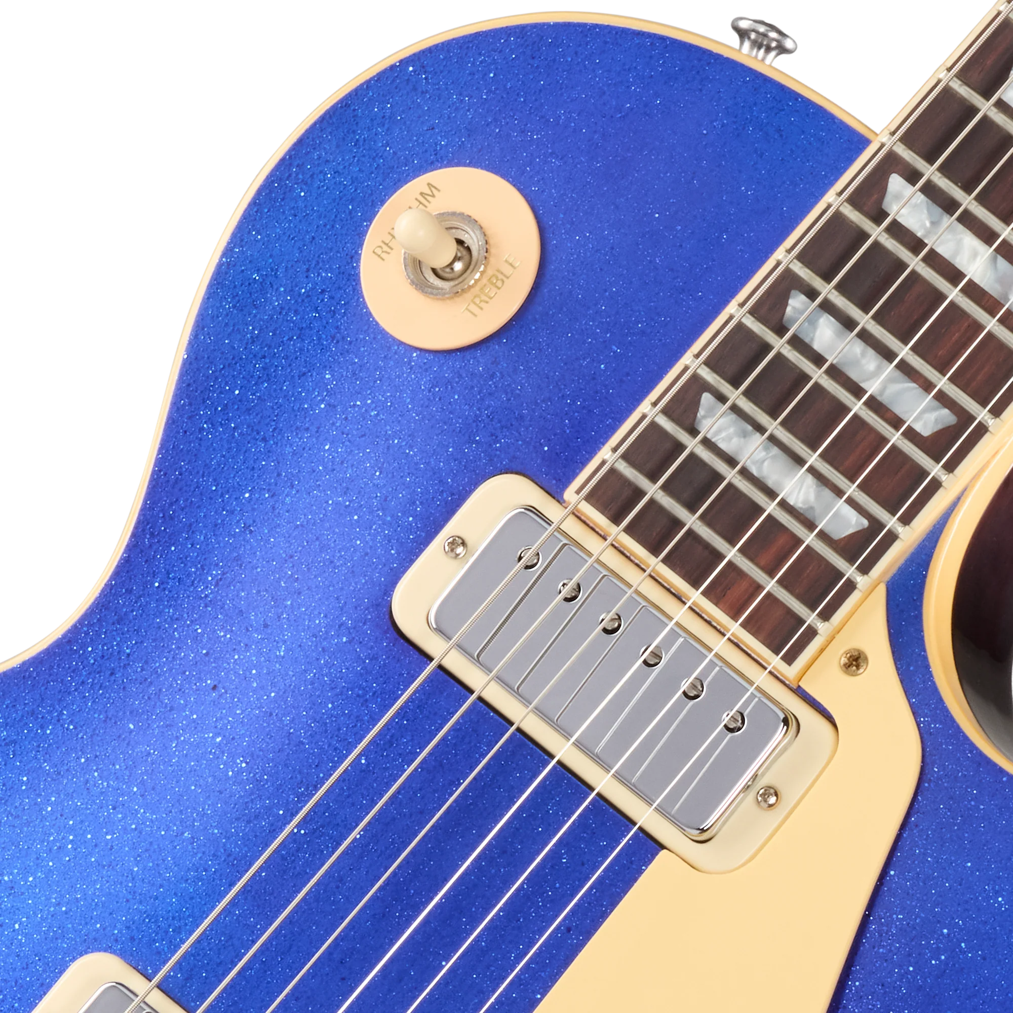 Gibson Custom LE 1976 Les Paul Deluxe Reissue, VOS, Blue Sparkle Top 7 Gibson Custom LE 1976 Les Paul Deluxe Reissue, VOS, Blue Sparkle Top