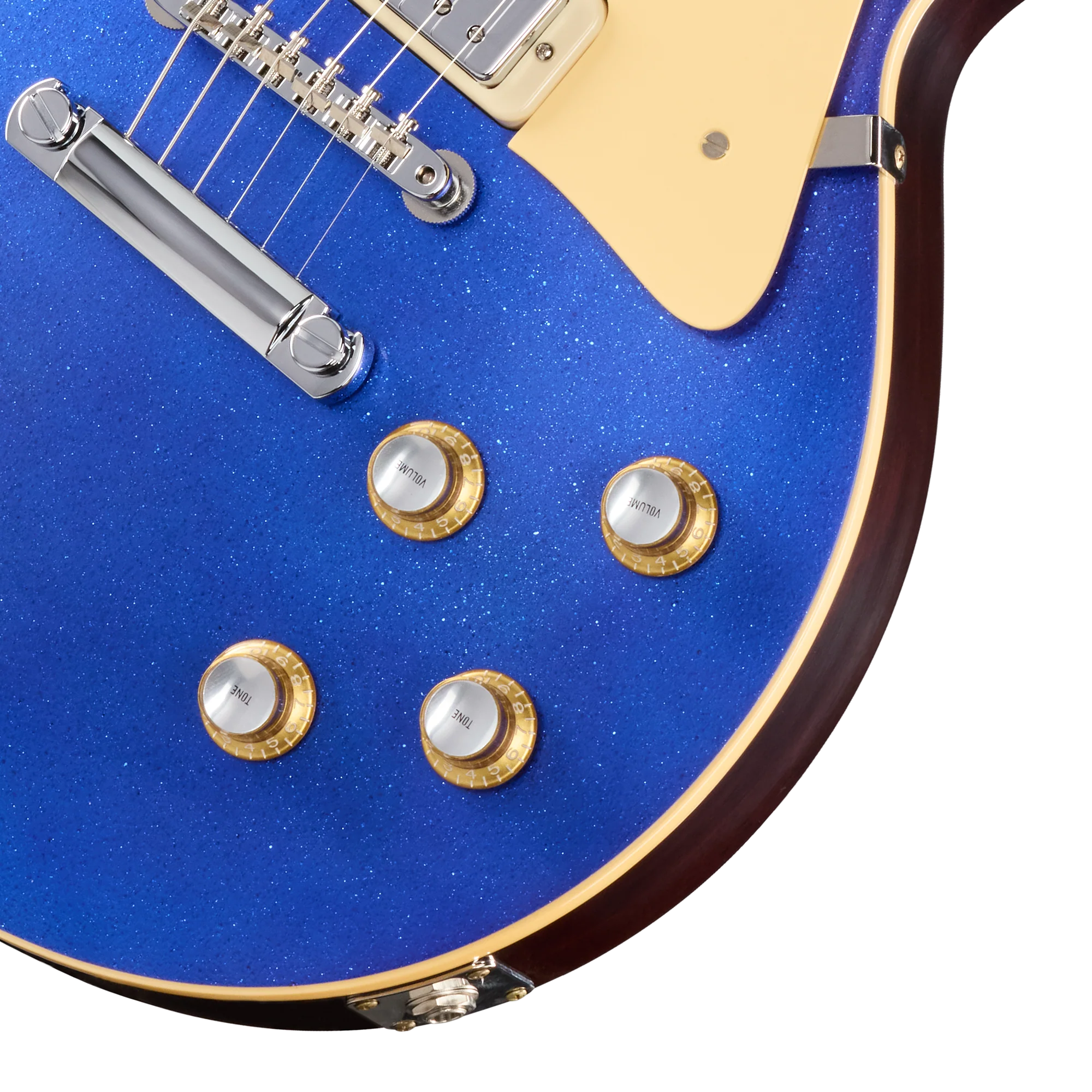 Gibson Custom LE 1976 Les Paul Deluxe Reissue, VOS, Blue Sparkle Top 8 Gibson Custom LE 1976 Les Paul Deluxe Reissue, VOS, Blue Sparkle Top