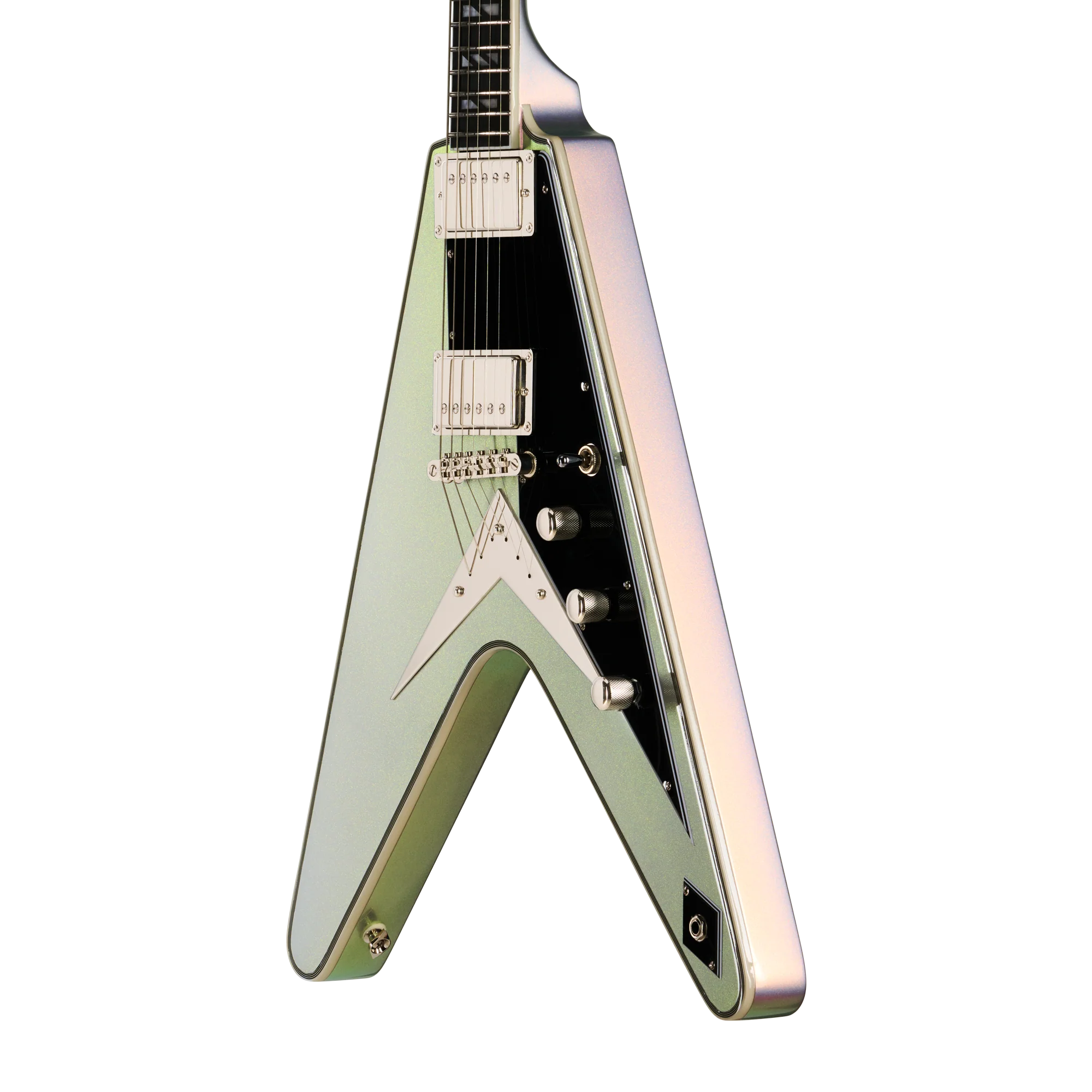 Epiphone Futura Flying V Custom, Quicksilver Shift 8 Epiphone Futura Flying V Custom, Quicksilver Shift