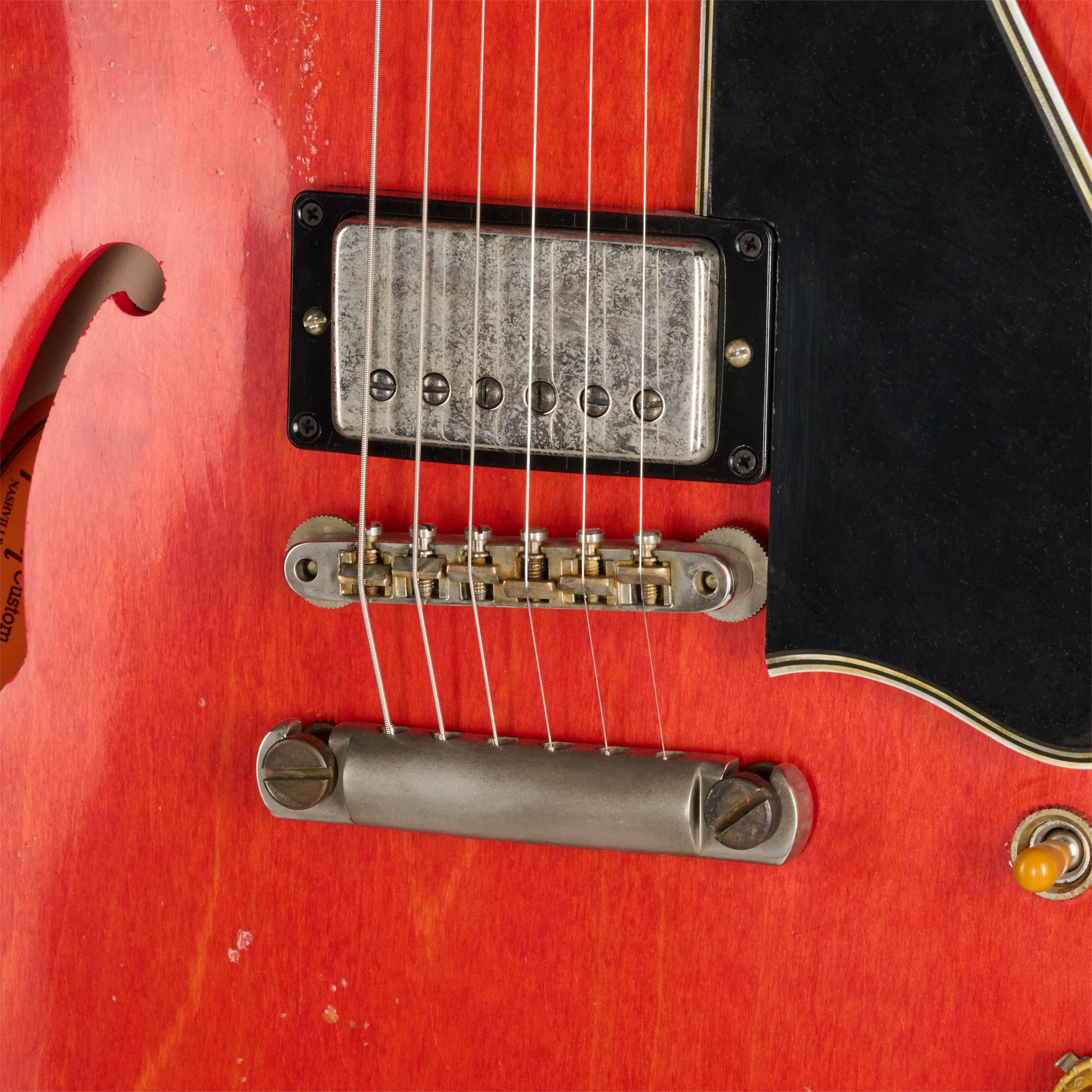 Gibson Custom LE 1958 ES-335 Reissue, Heavy Aged, Watermelon 14 Gibson Custom LE 1958 ES-335 Reissue, Heavy Aged, Watermelon