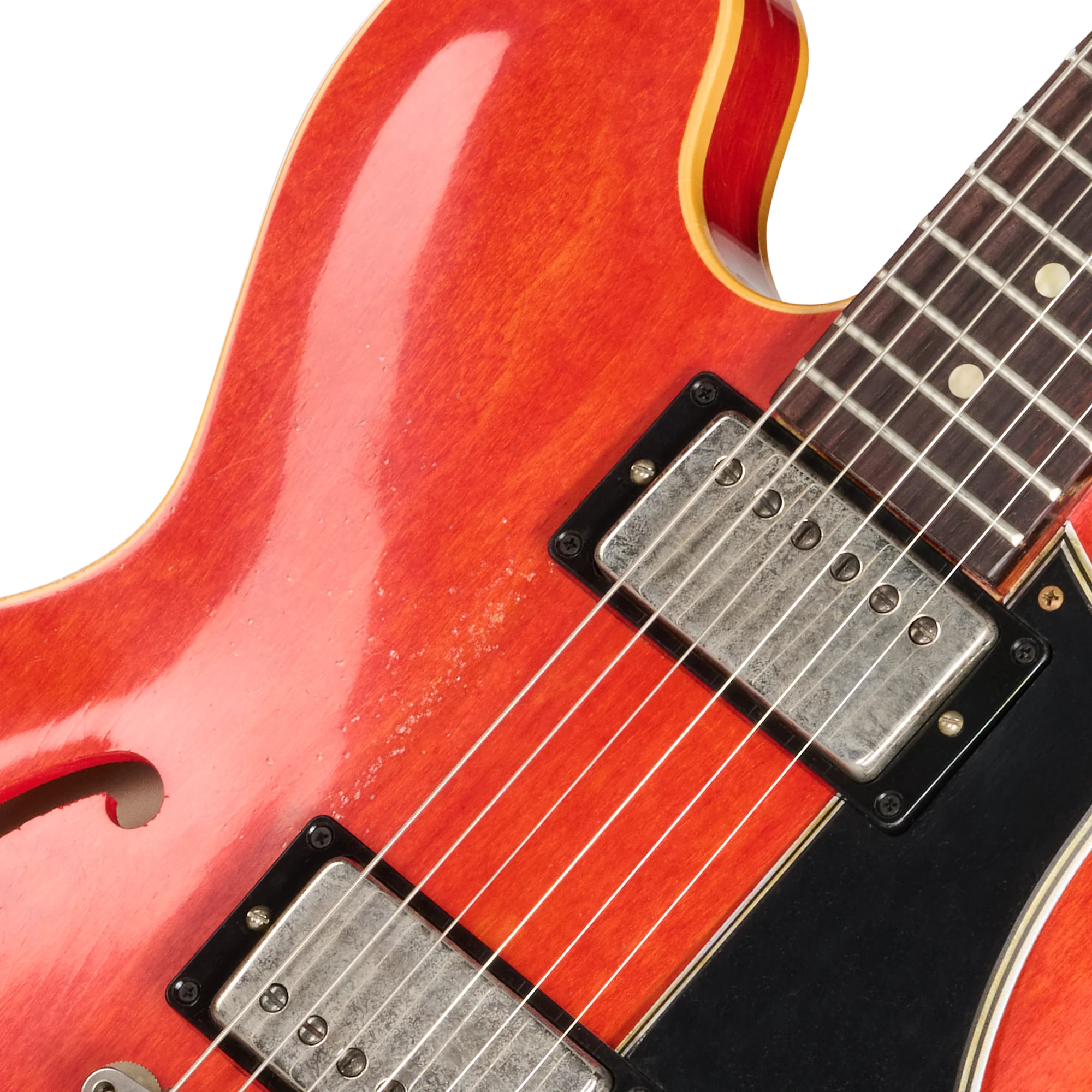 Gibson Custom LE 1958 ES-335 Reissue, Heavy Aged, Watermelon 7 Gibson Custom LE 1958 ES-335 Reissue, Heavy Aged, Watermelon