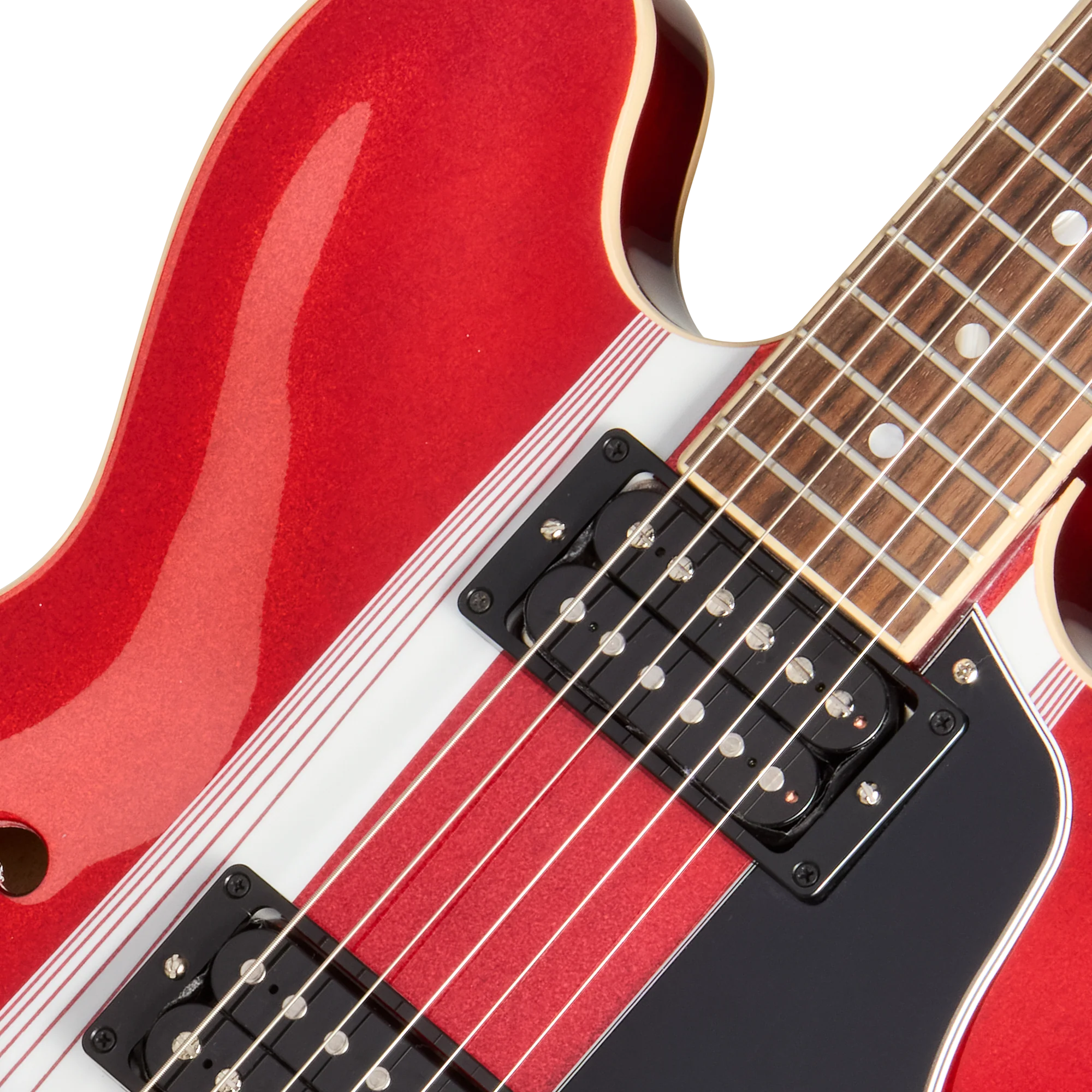 Gibson Mod™ Collection ES-335, Urgent Red Razorstripe 7 Gibson Mod™ Collection ES-335, Urgent Red Razorstripe