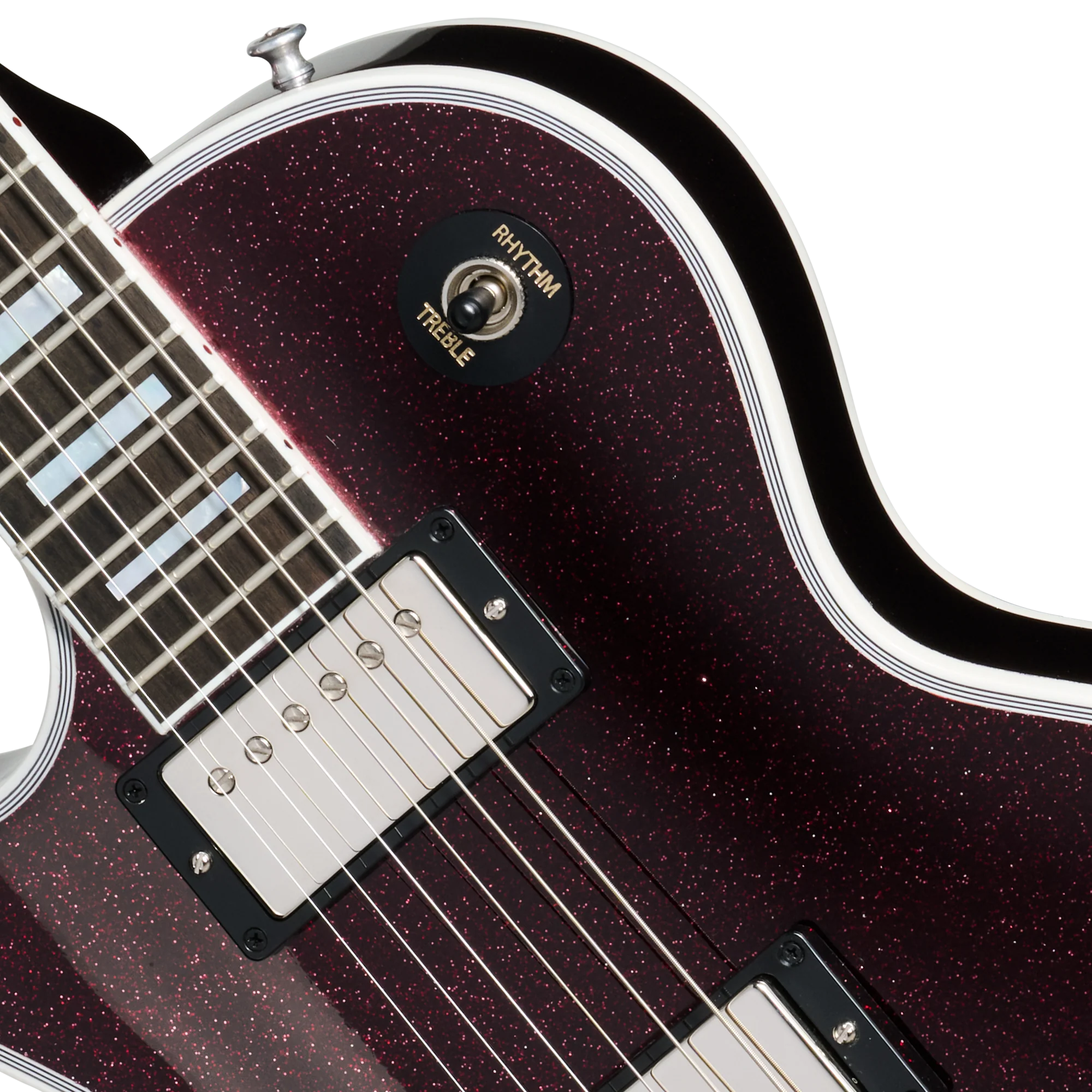 Gibson Mod™ Collection 1968 Les Paul Custom Reissue, Left-Handed, Sangria Sparkle 7 Gibson Mod™ Collection 1968 Les Paul Custom Reissue, Left-Handed, Sangria Sparkle