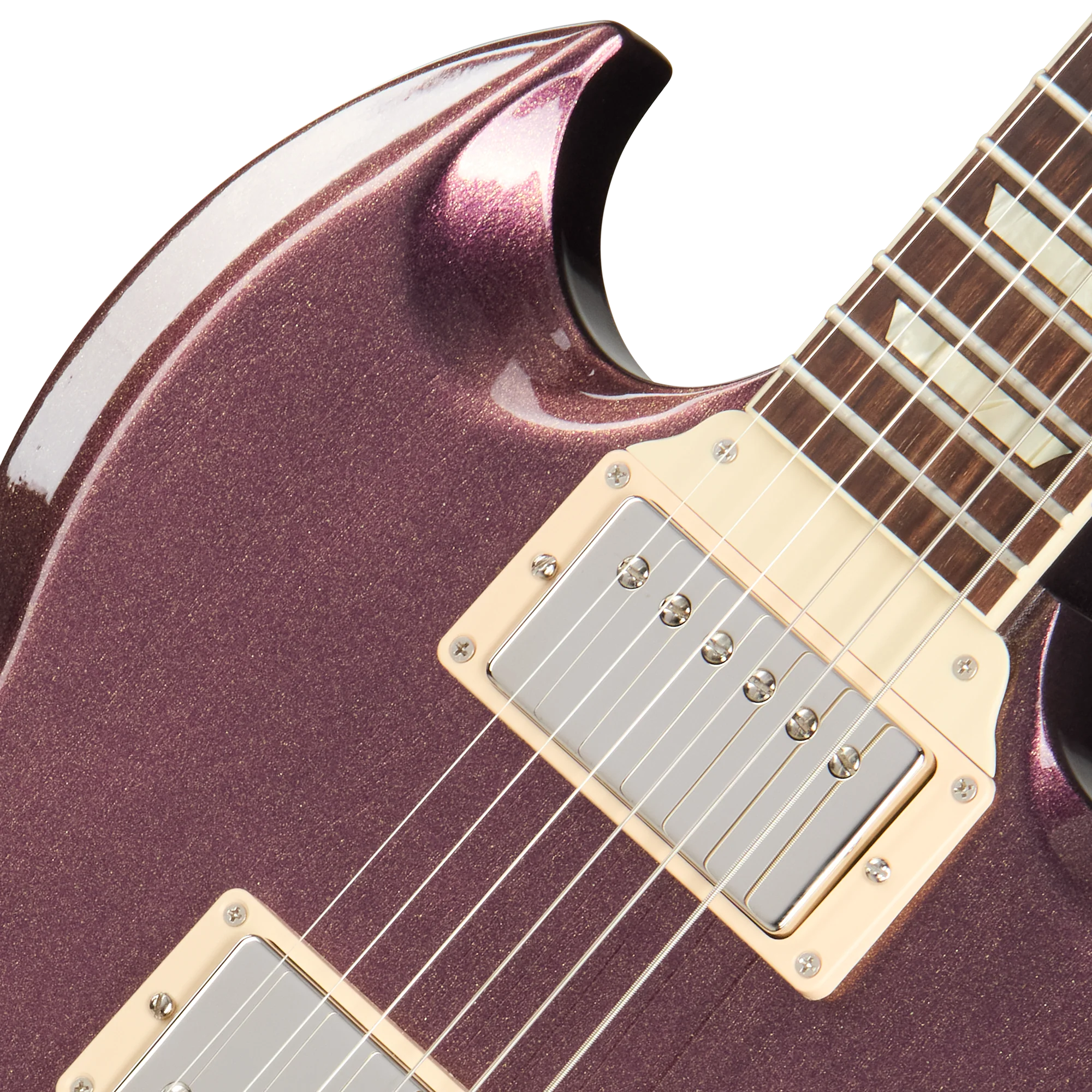 Gibson Mod™ Collection 1961 Les Paul SG Standard Reissue, Left-Handed, Mauvelous 7 Gibson Mod™ Collection 1961 Les Paul SG Standard Reissue, Left-Handed, Mauvelous