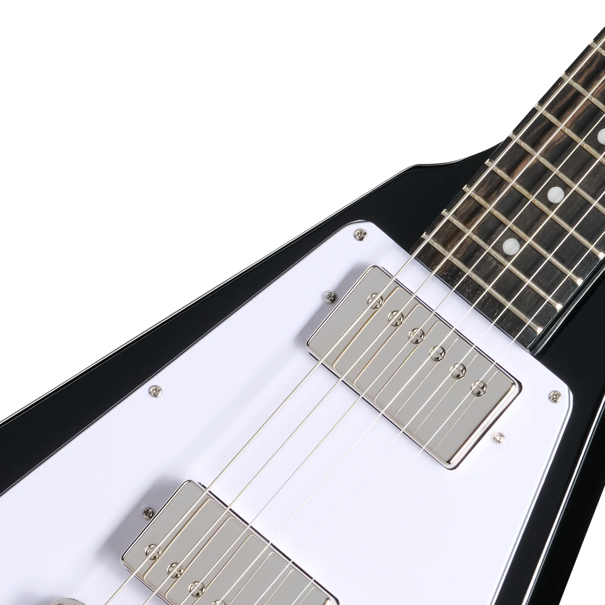 Epiphone Flying V 70s, Ebony, Exclusive 7 Epiphone Flying V 70s, Ebony, Exclusive
