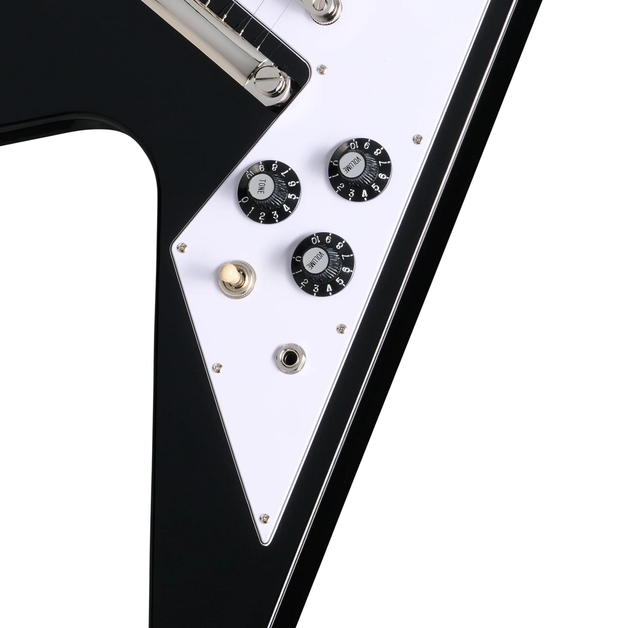 Epiphone Flying V 70s, Ebony, Exclusive 8 Epiphone Flying V 70s, Ebony, Exclusive