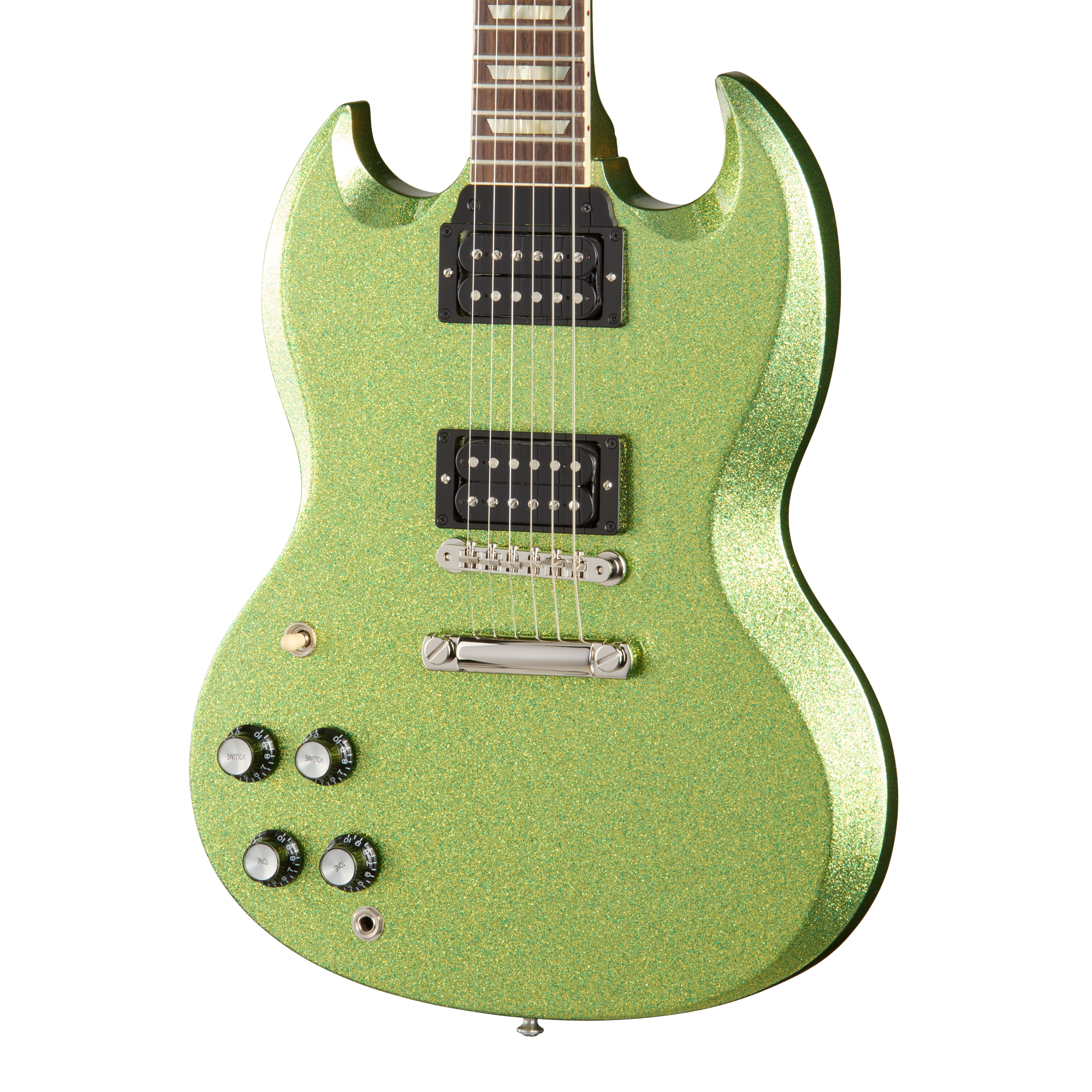 Gibson Mod™ Collection 1961 Les Paul SG Standard Reissue, Left-Handed, Chartreuse Sparkle