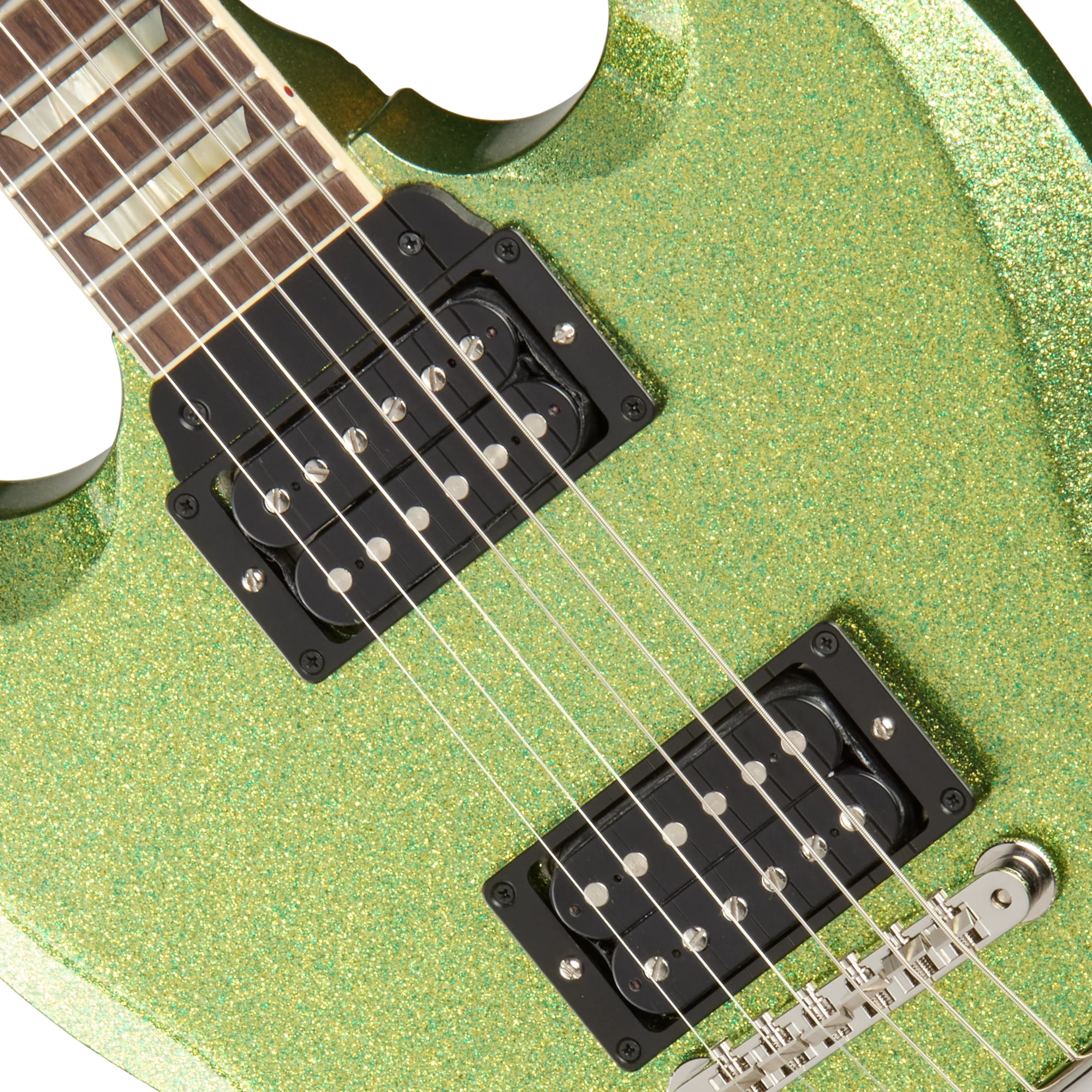 Gibson Mod™ Collection 1961 Les Paul SG Standard Reissue, Left-Handed, Chartreuse Sparkle 7 Gibson Mod™ Collection 1961 Les Paul SG Standard Reissue, Left-Handed, Chartreuse Sparkle