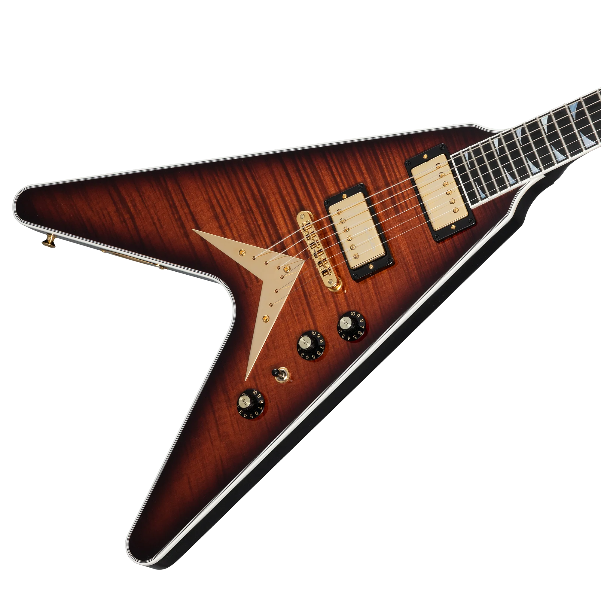 Gibson Custom Dave Mustaine Flying V EXP Limited Edition, Red Amber Burst 4 Gibson Custom Dave Mustaine Flying V EXP Limited Edition, Red Amber Burst