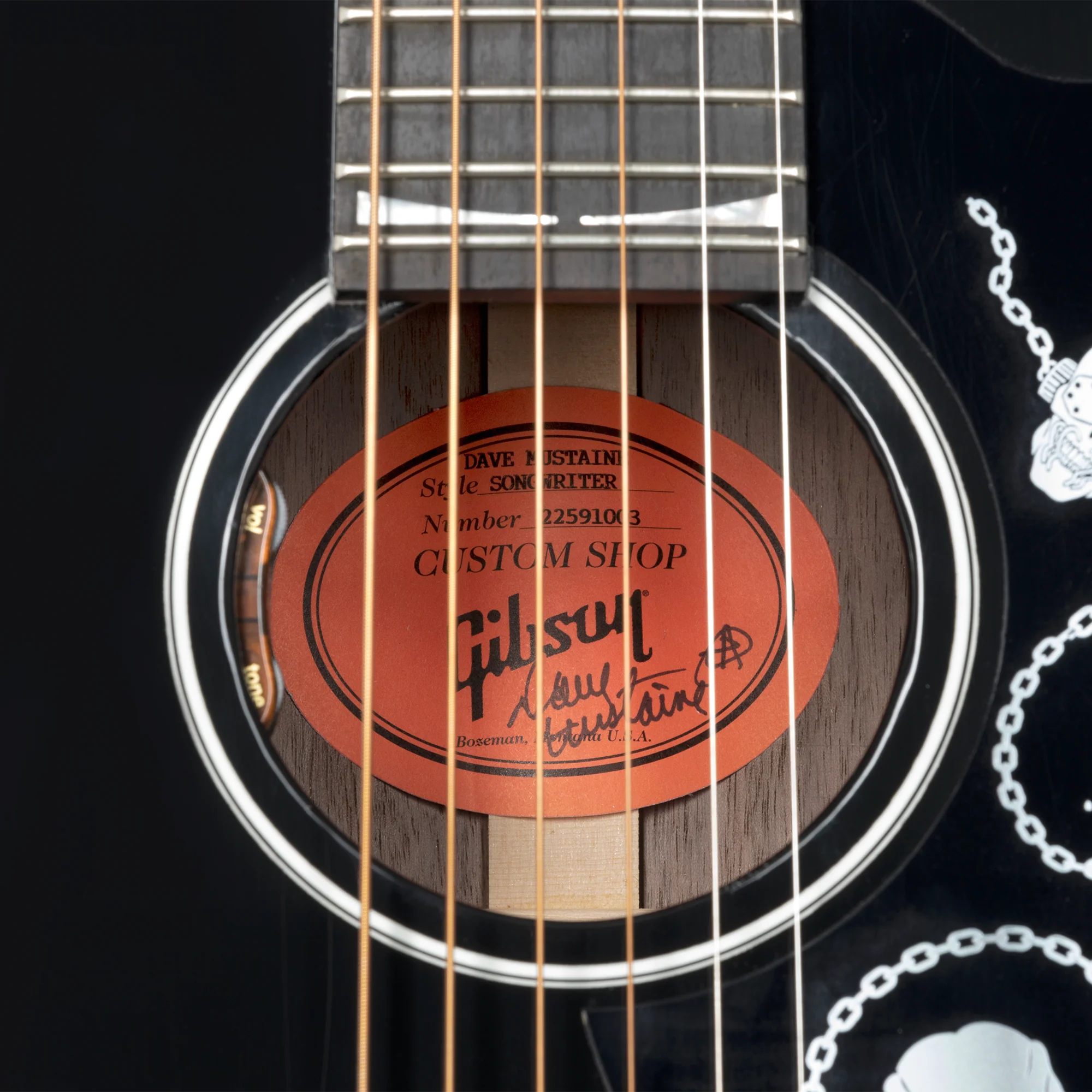 Gibson Dave Mustaine Songwriter, Signed, Ebony 6 Gibson Dave Mustaine Songwriter, Signed, Ebony