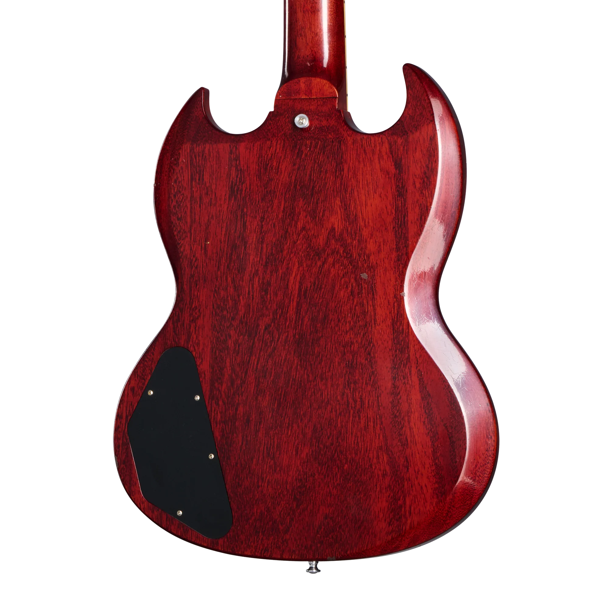 Gibson Custom 1962 Les Paul SG Standard with Ebony Block, Light Aged, Cherry, Exclusive 2 Gibson Custom 1962 Les Paul SG Standard with Ebony Block, Light Aged, Cherry, Exclusive