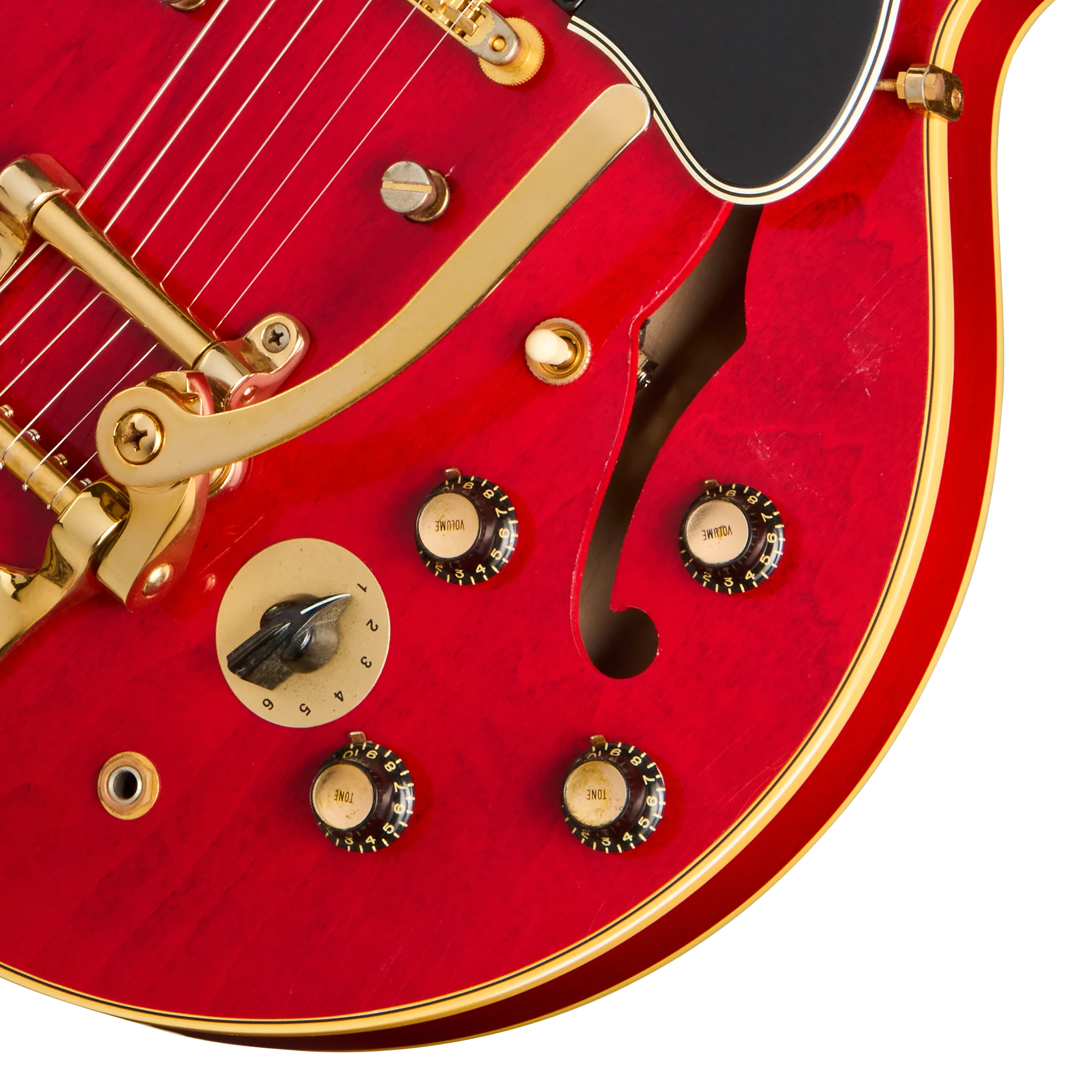 Gibson Custom Back to the Future "1955" ES-345 Collector's Edition, Light Aged, Cherry Red 8 Gibson Custom Back to the Future "1955" ES-345 Collector's Edition, Light Aged, Cherry Red