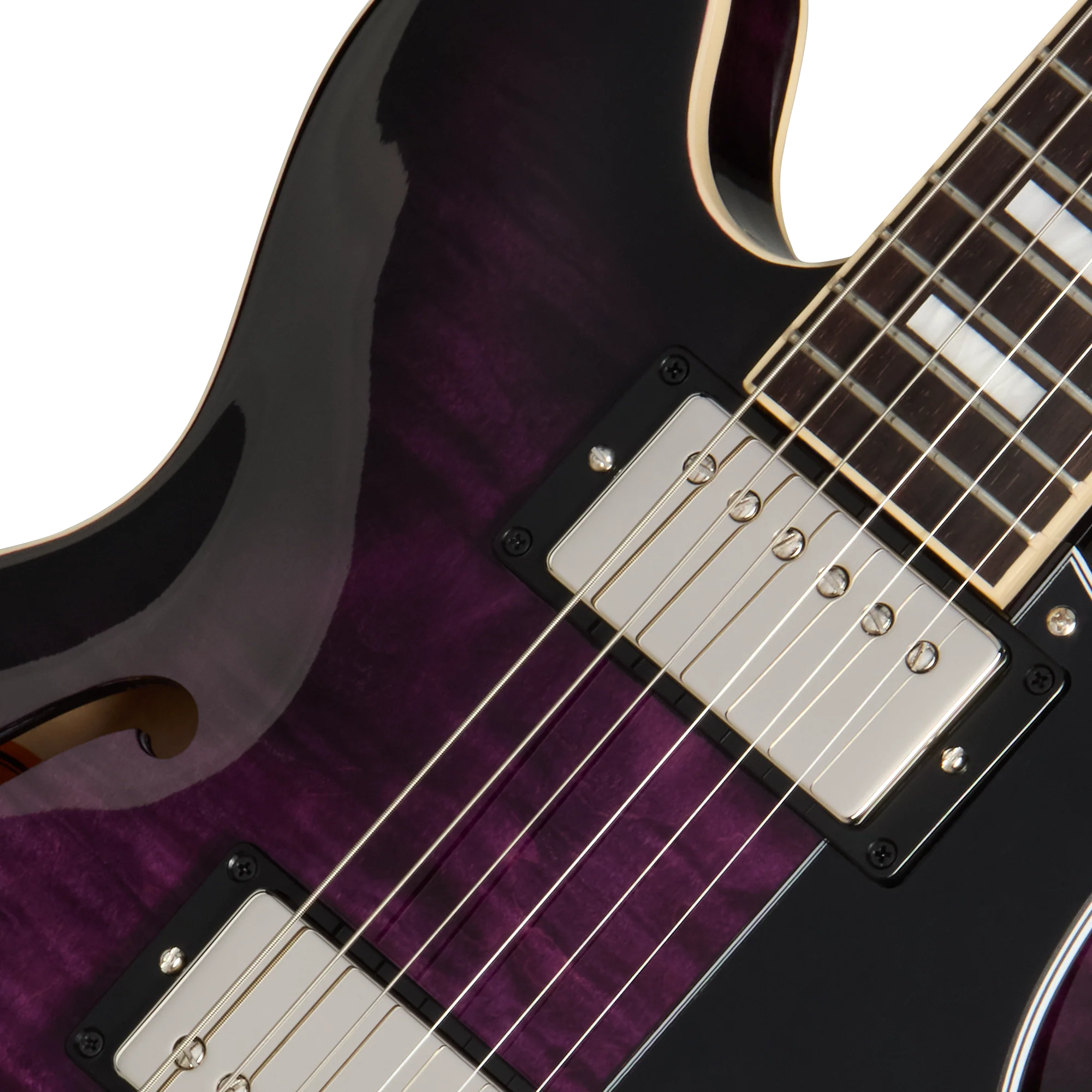 Gibson ES-339 Figured, Dark Purple Burst 7 Gibson ES-339 Figured, Dark Purple Burst
