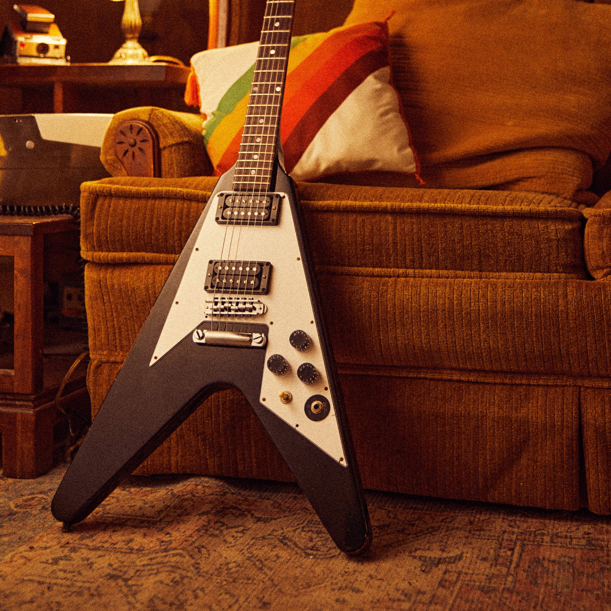 Gibson Custom Kirk Hammett 1979 Flying V, Ebony 9 Gibson Custom Kirk Hammett 1979 Flying V, Ebony