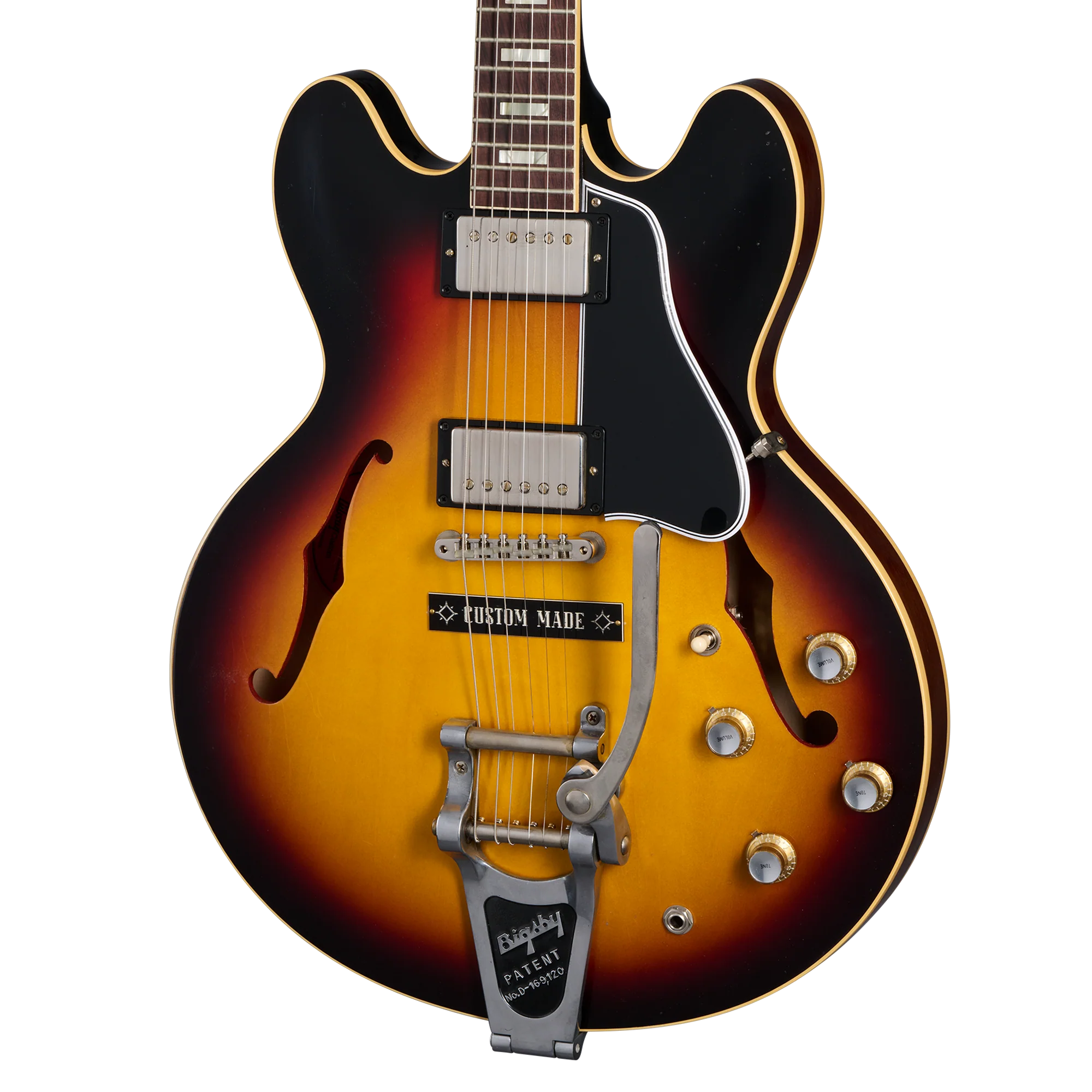 Gibson Custom 1964 ES-335 Reissue, Light Aged, Vintage Burst, Exclusive