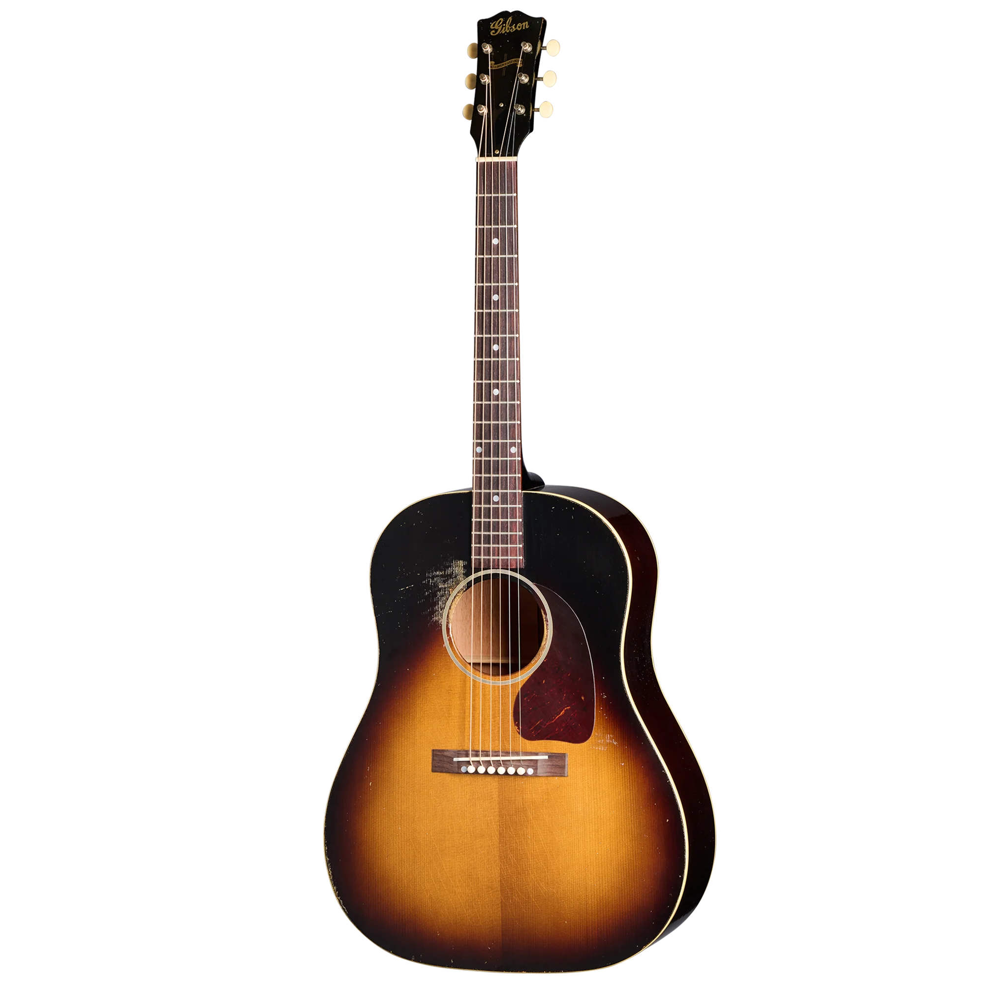 Gibson Custom 1942 Banner J-45 Reissue, Heavy Aged, Vintage Sunburst 3 Gibson Custom 1942 Banner J-45 Reissue, Heavy Aged, Vintage Sunburst