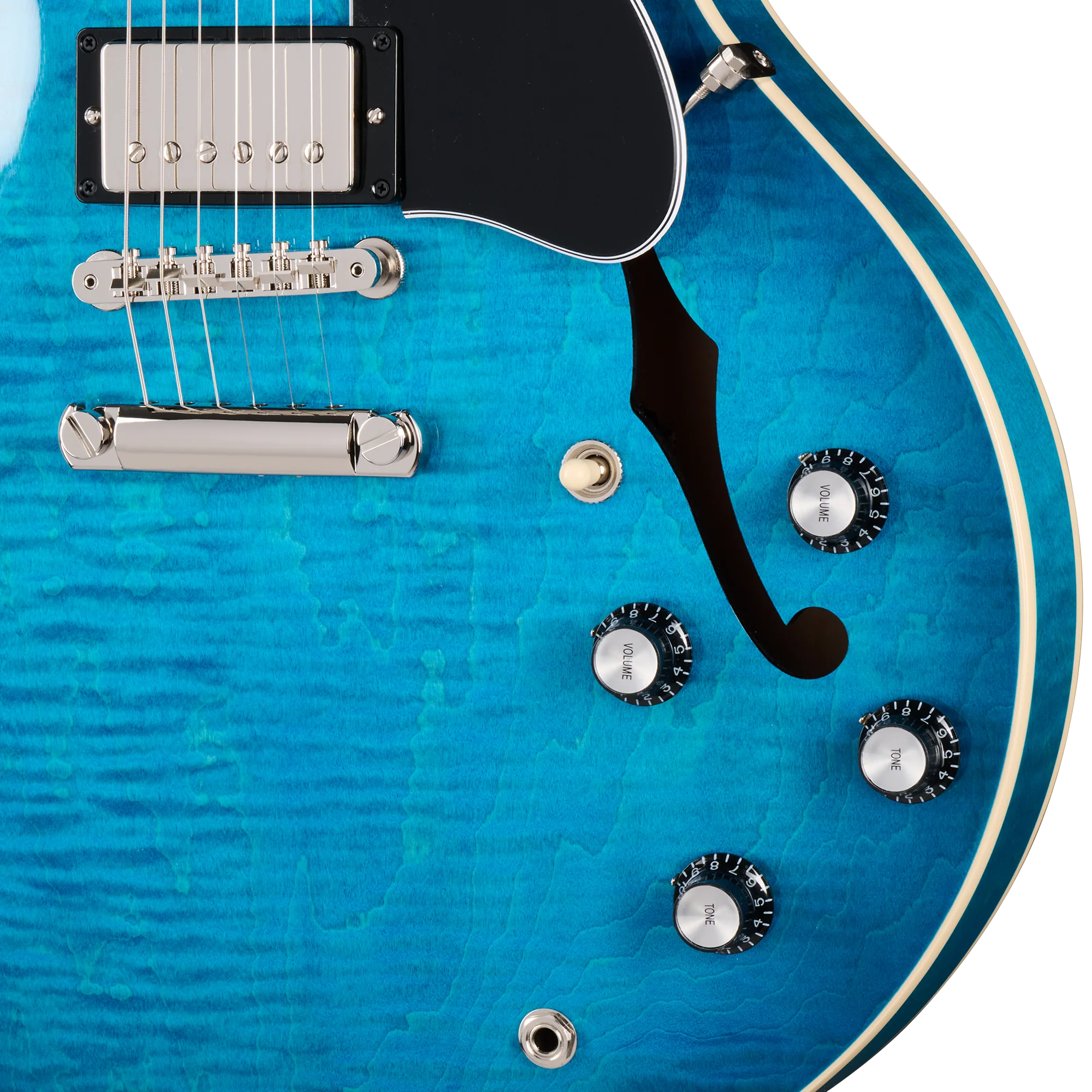 Gibson ES-335 Figured Custom Color, Ocean Water Perimeter, Exclusive 7 Gibson ES-335 Figured Custom Color, Ocean Water Perimeter, Exclusive