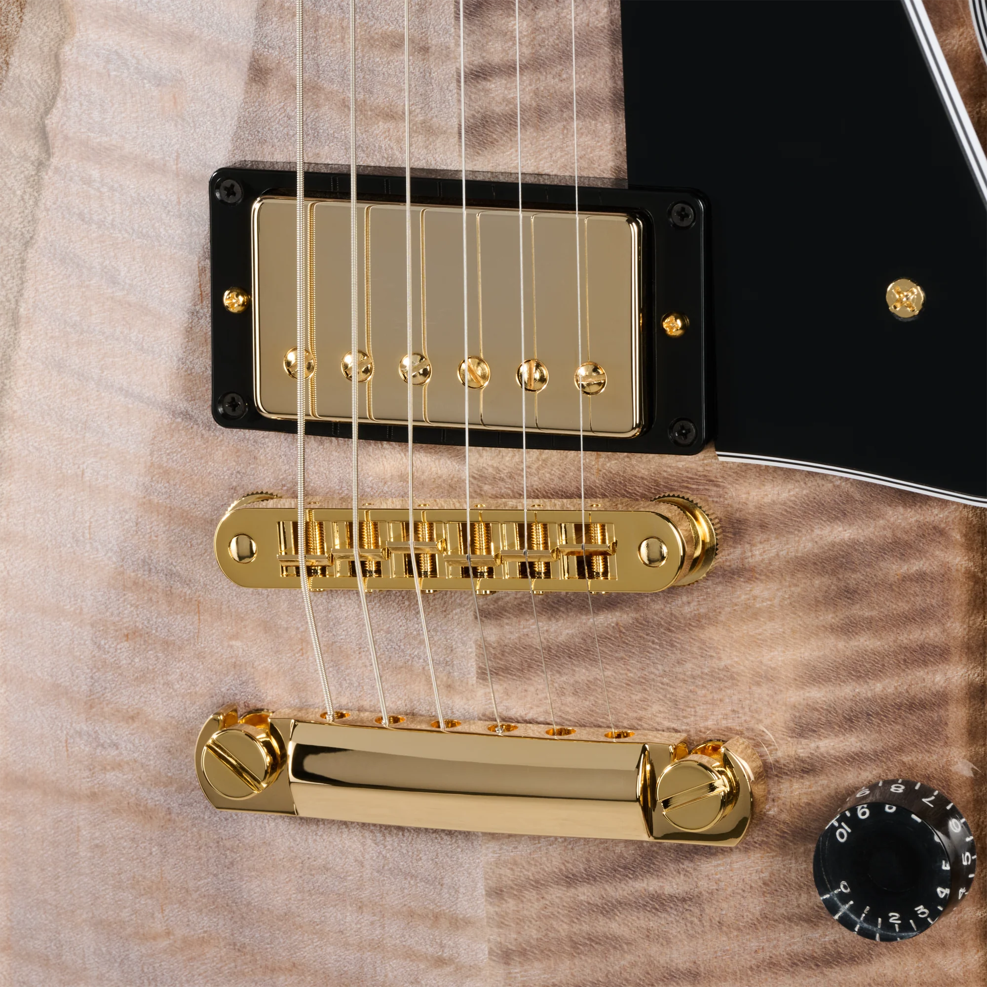 Gibson Custom Les Paul Custom with Figured Maple Heartwood Top, Gloss, Light Charcoal 10 Gibson Custom Les Paul Custom with Figured Maple Heartwood Top, Gloss, Light Charcoal