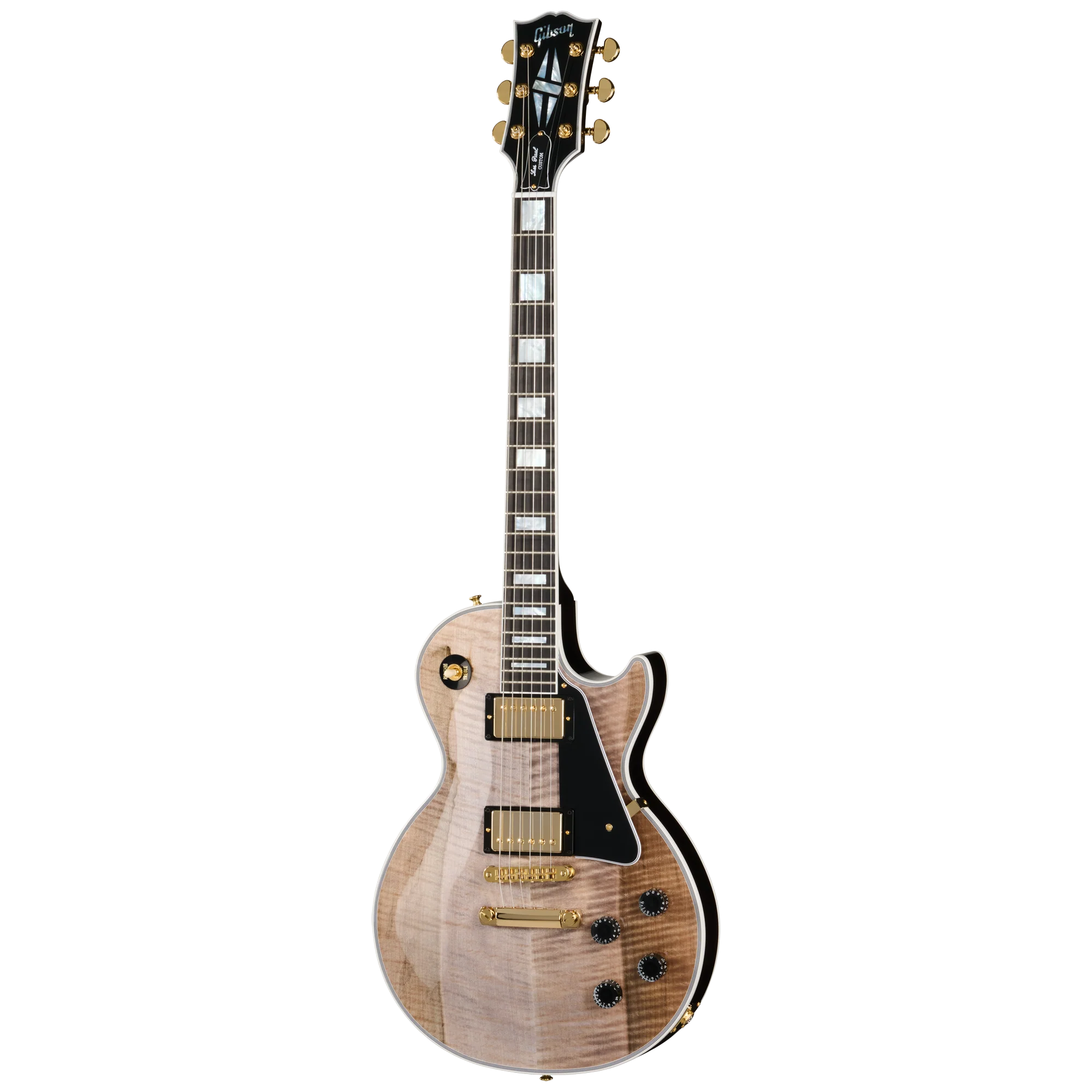 Gibson Custom Les Paul Custom with Figured Maple Heartwood Top, Gloss, Light Charcoal 3 Gibson Custom Les Paul Custom with Figured Maple Heartwood Top, Gloss, Light Charcoal