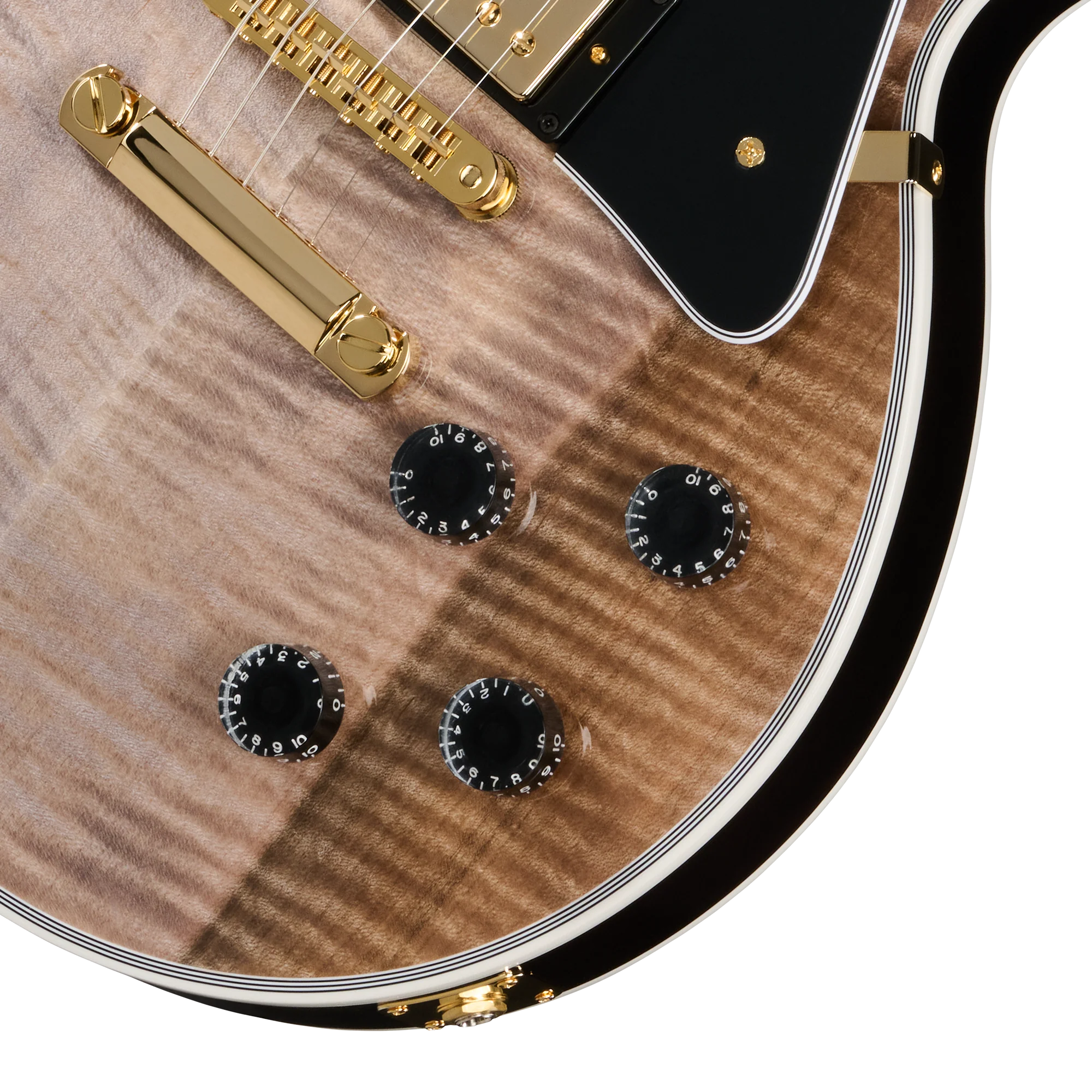 Gibson Custom Les Paul Custom with Figured Maple Heartwood Top, Gloss, Light Charcoal 8 Gibson Custom Les Paul Custom with Figured Maple Heartwood Top, Gloss, Light Charcoal