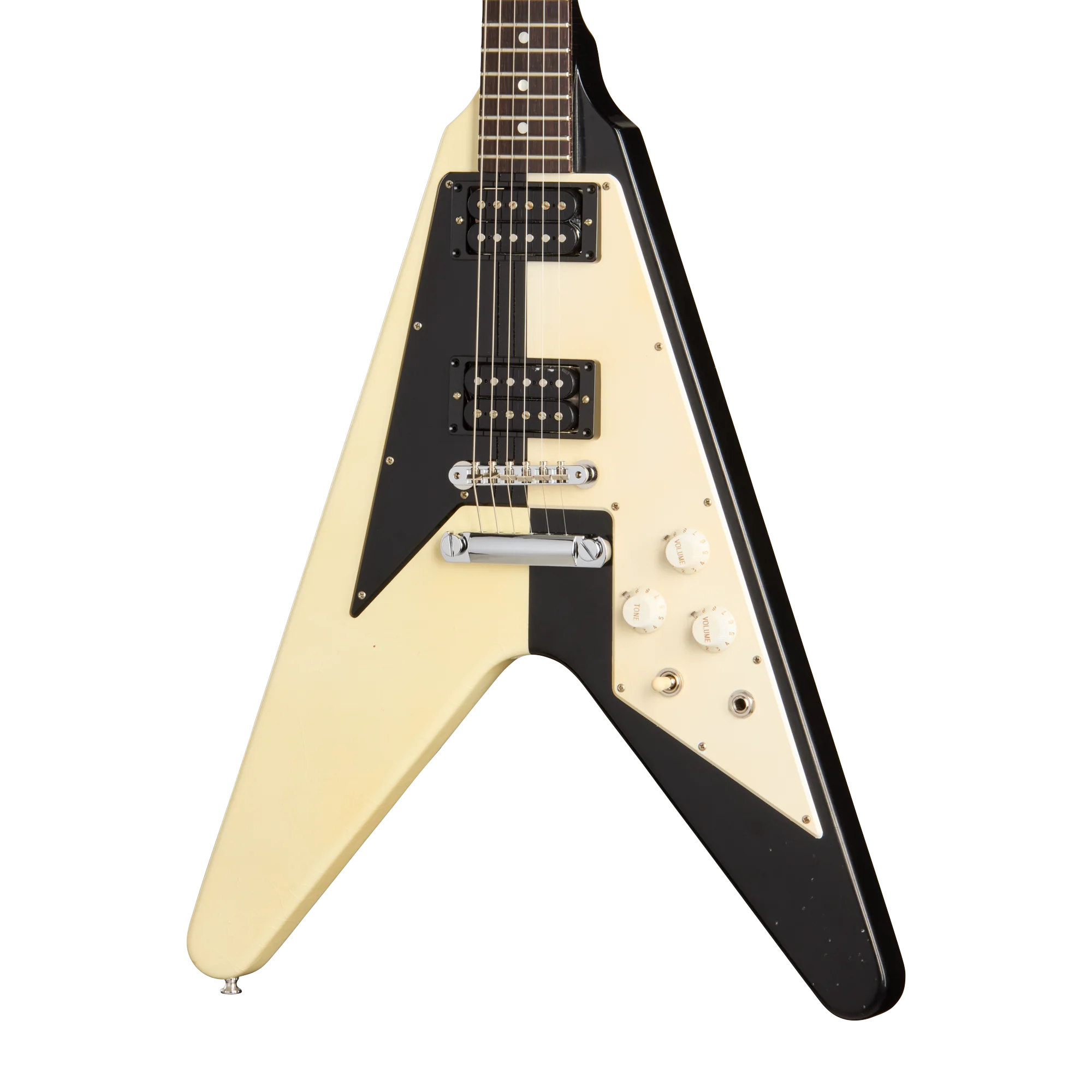 Gibson Custom Michael Schenker 1971 Flying V Collector’s Edition, Black/White