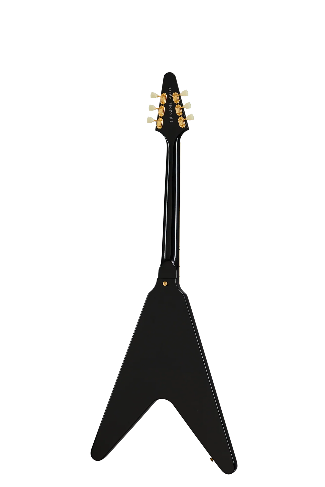 Gibson Custom Jimi Hendrix™ 1969 Flying V, Aged Ebony 2 Gibson Custom Jimi Hendrix™ 1969 Flying V, Aged Ebony