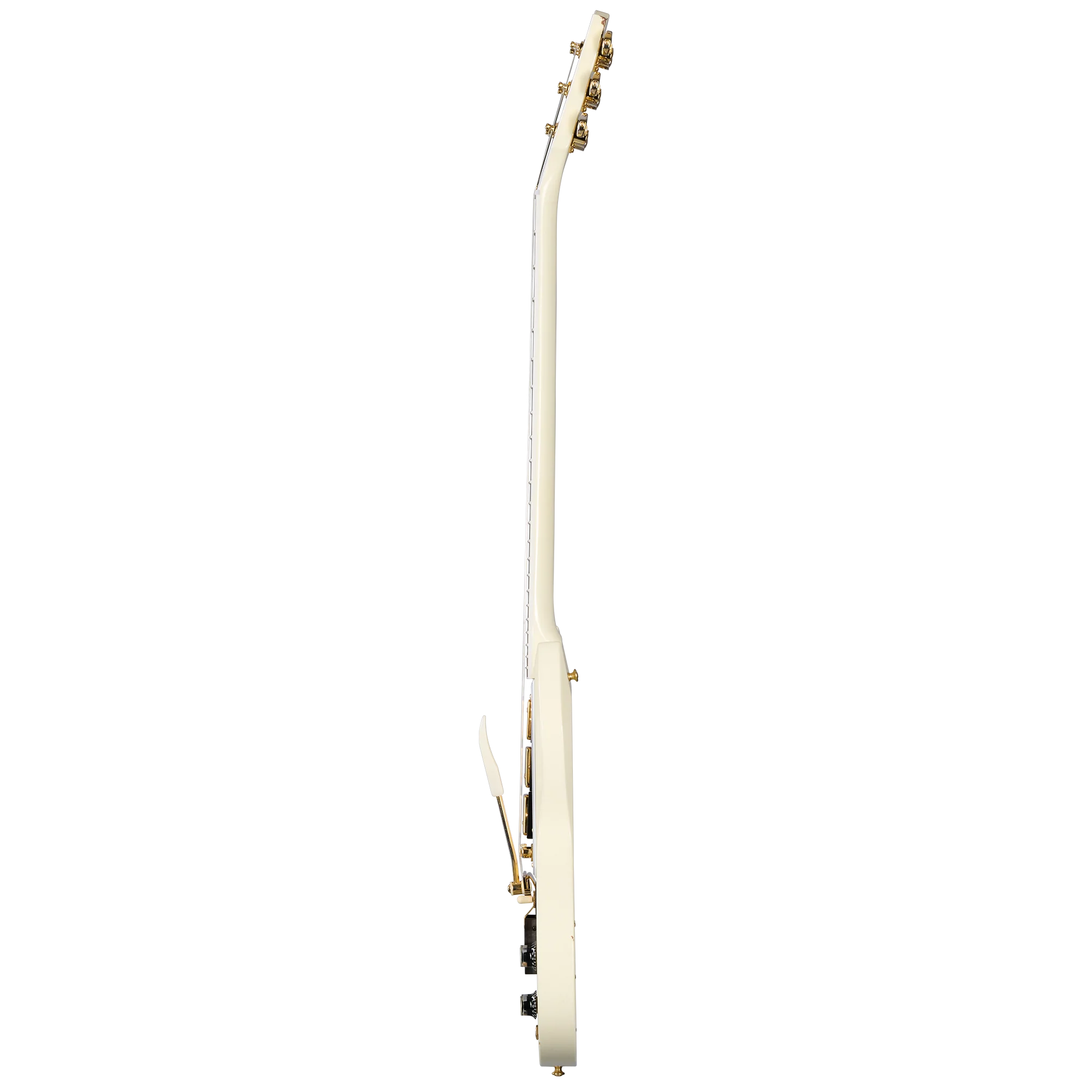 Gibson Custom 1962 Les Paul SG Custom Reissue with Ebony Block, Light Aged, Vintage White, Exclusive 7 Gibson Custom 1962 Les Paul SG Custom Reissue with Ebony Block, Light Aged, Vintage White, Exclusive