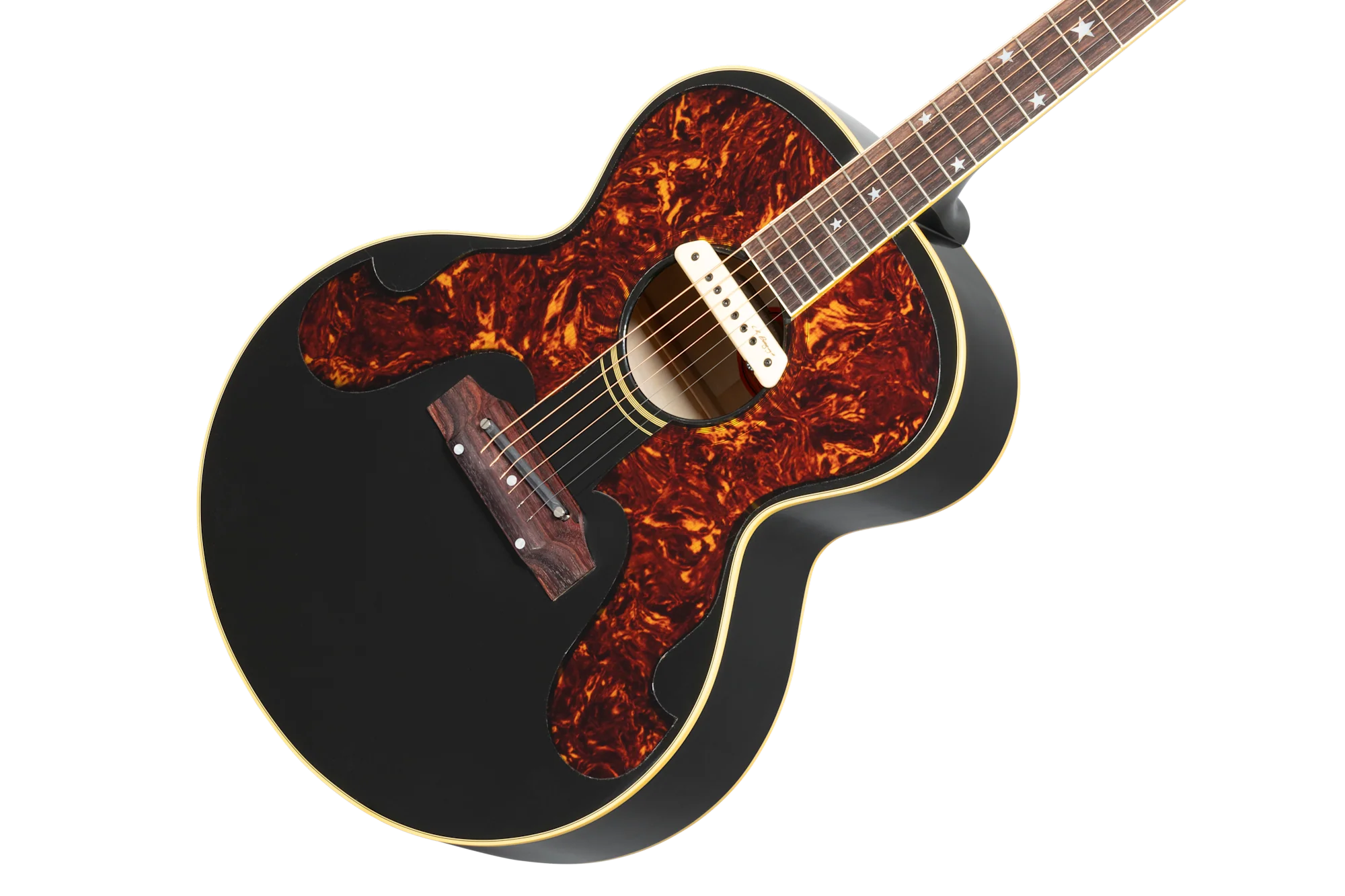 Gibson Custom Cat Stevens J-180 Collector's Edition, Ebony 4 Gibson Custom Cat Stevens J-180 Collector's Edition, Ebony