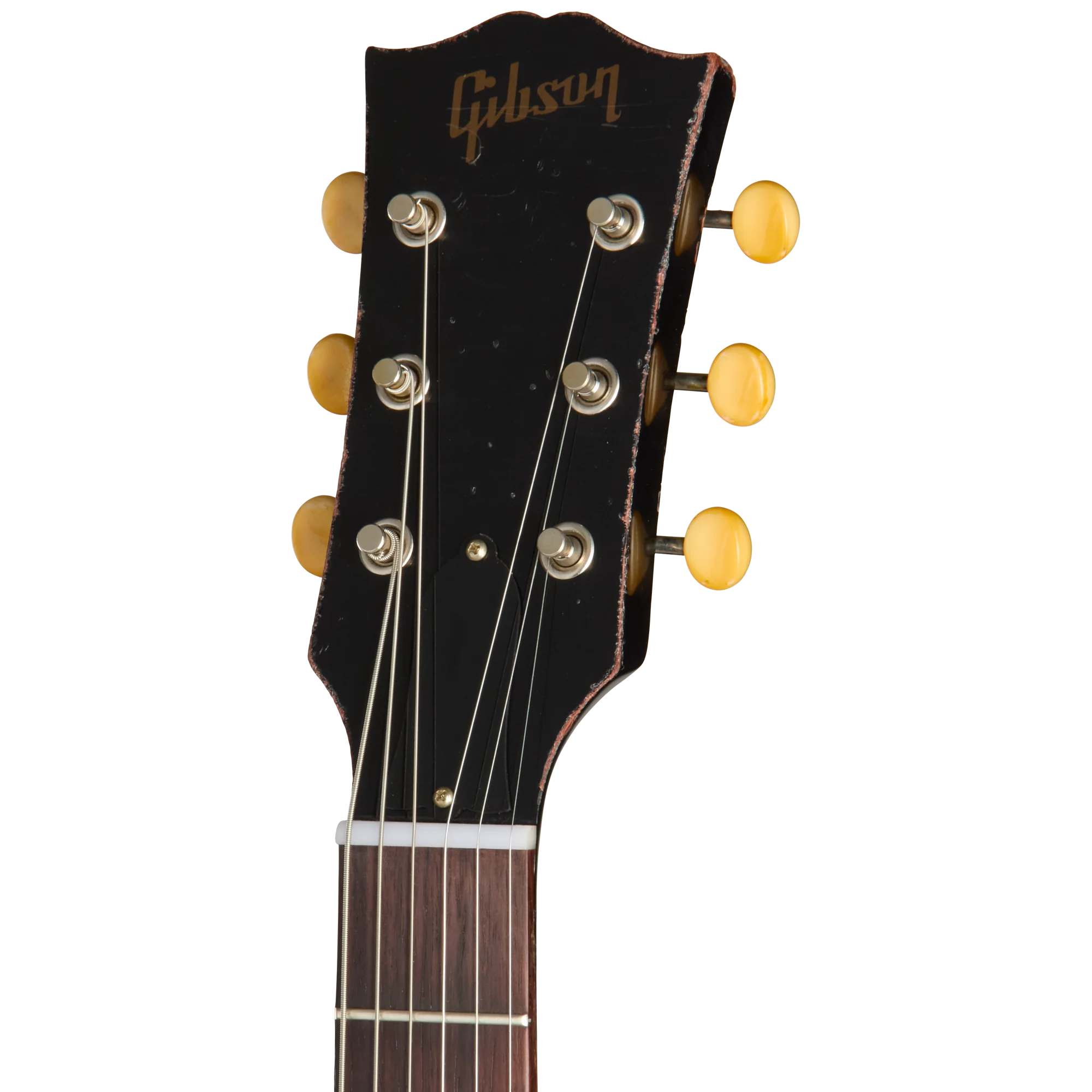 Gibson Custom 1963 SG Junior Reissue, Heavy Aged, Ebony 3 Gibson Custom 1963 SG Junior Reissue, Heavy Aged, Ebony