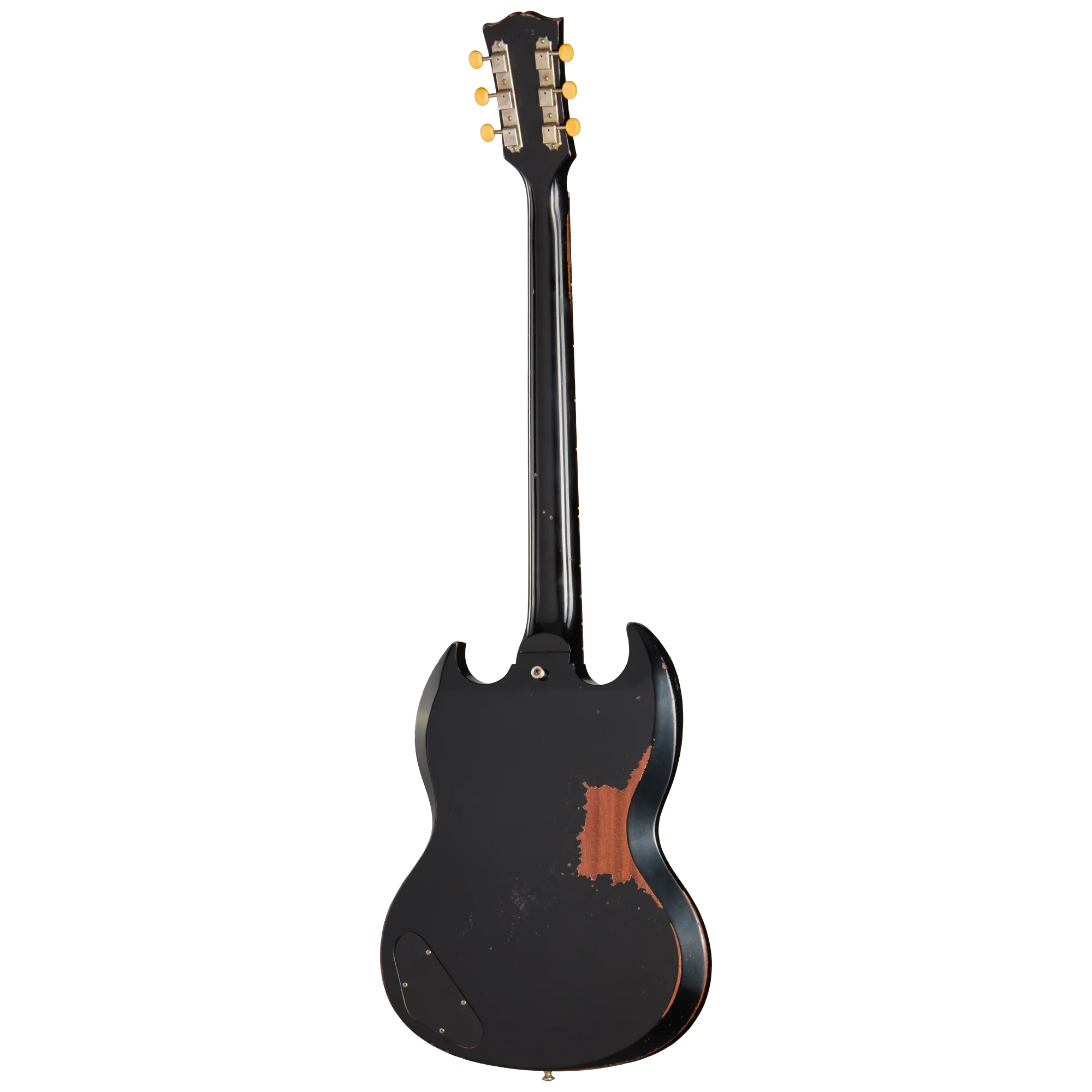 Gibson Custom 1963 SG Junior Reissue, Heavy Aged, Ebony 5 Gibson Custom 1963 SG Junior Reissue, Heavy Aged, Ebony