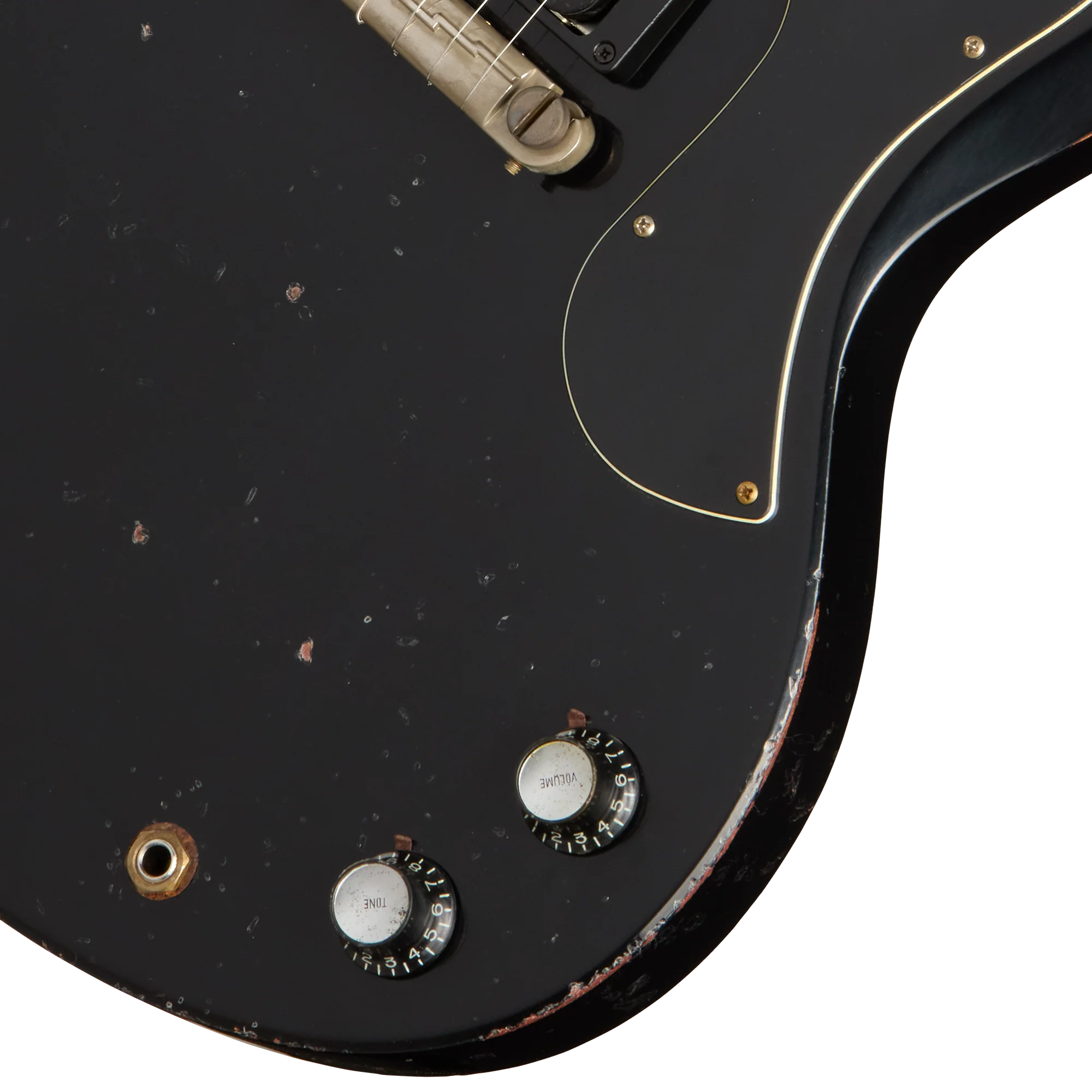 Gibson Custom 1963 SG Junior Reissue, Heavy Aged, Ebony 8 Gibson Custom 1963 SG Junior Reissue, Heavy Aged, Ebony