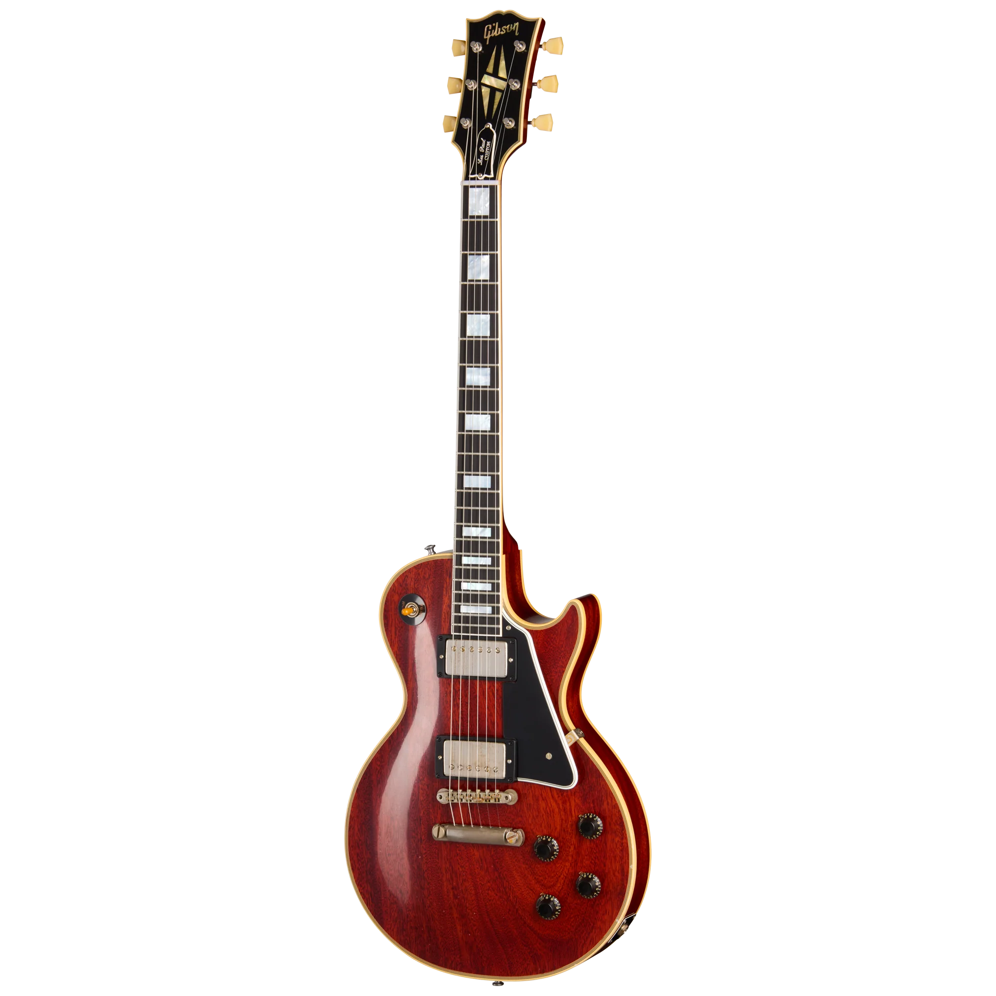 Gibson Custom 1957 Les Paul Custom Reissue, Light Aged, Antique Cherry 3 Gibson Custom 1957 Les Paul Custom Reissue, Light Aged, Antique Cherry