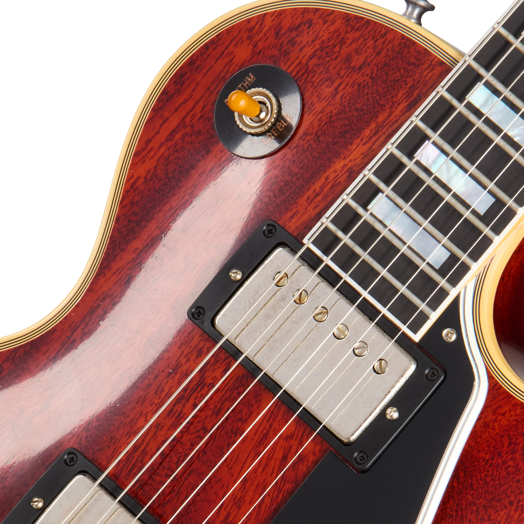Gibson Custom 1957 Les Paul Custom Reissue, Light Aged, Antique Cherry 7 Gibson Custom 1957 Les Paul Custom Reissue, Light Aged, Antique Cherry