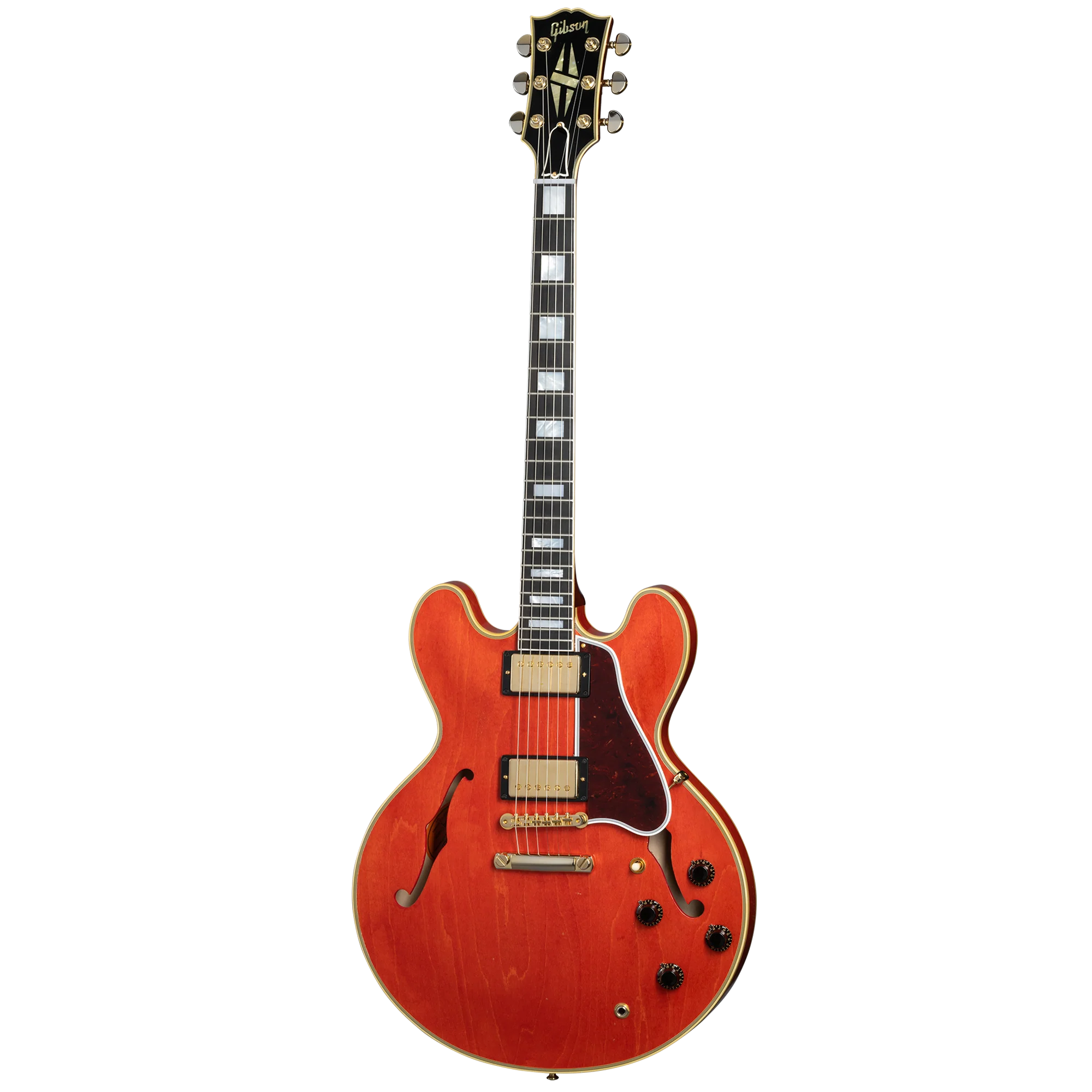 Gibson Custom 1959 ES-355 Reissue, Light Aged, Grapefruit Red 2 Gibson Custom 1959 ES-355 Reissue, Light Aged, Grapefruit Red