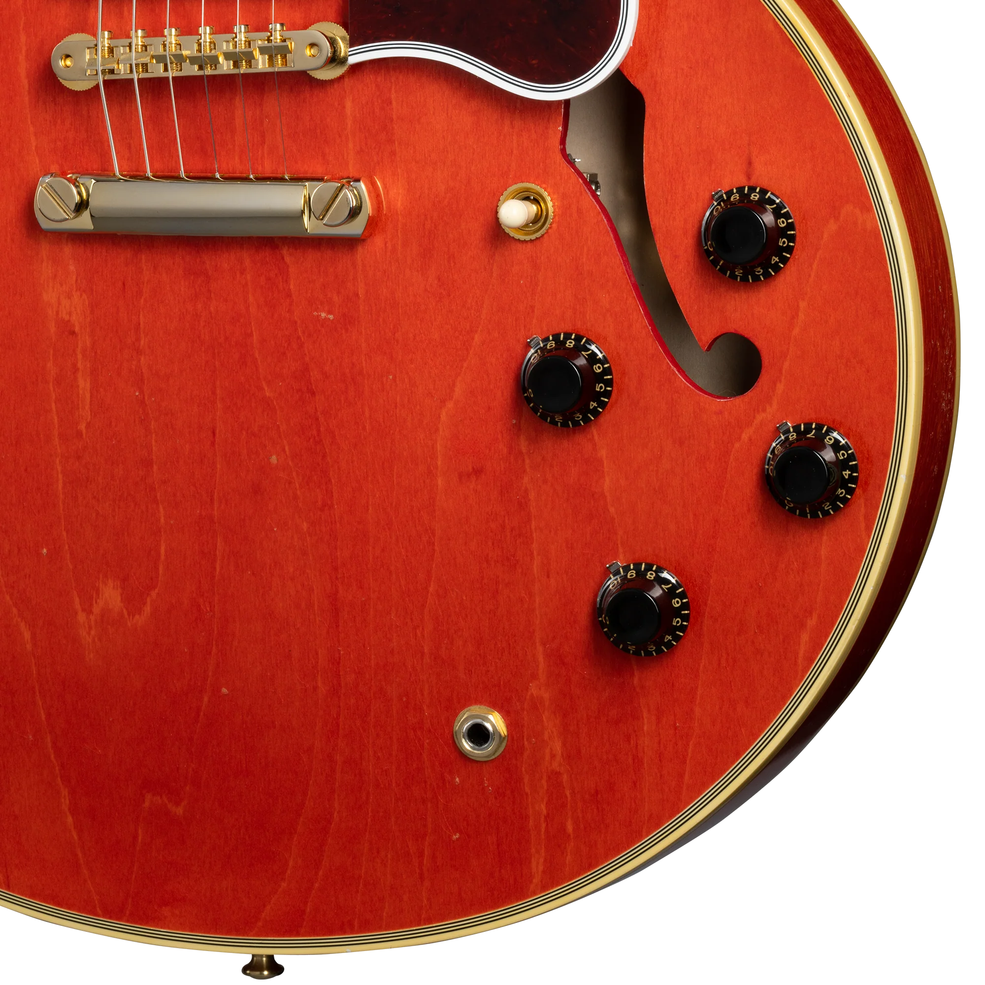 Gibson Custom 1959 ES-355 Reissue, Light Aged, Grapefruit Red 5 Gibson Custom 1959 ES-355 Reissue, Light Aged, Grapefruit Red