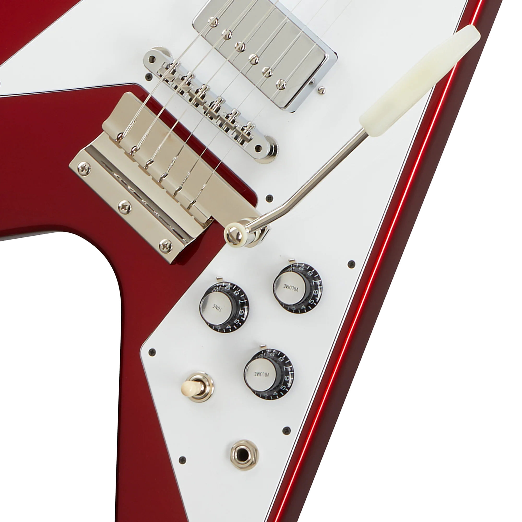 Gibson Custom 1967 Mahogany Flying V Reissue, Gloss, Sparkling Burgundy 6 Gibson Custom 1967 Mahogany Flying V Reissue, Gloss, Sparkling Burgundy