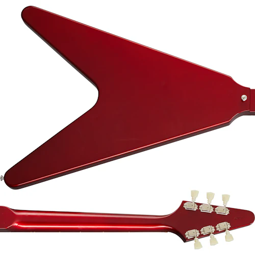 Gibson Custom 1967 Mahogany Flying V Reissue, Gloss, Sparkling Burgundy 9 Gibson Custom 1967 Mahogany Flying V Reissue, Gloss, Sparkling Burgundy