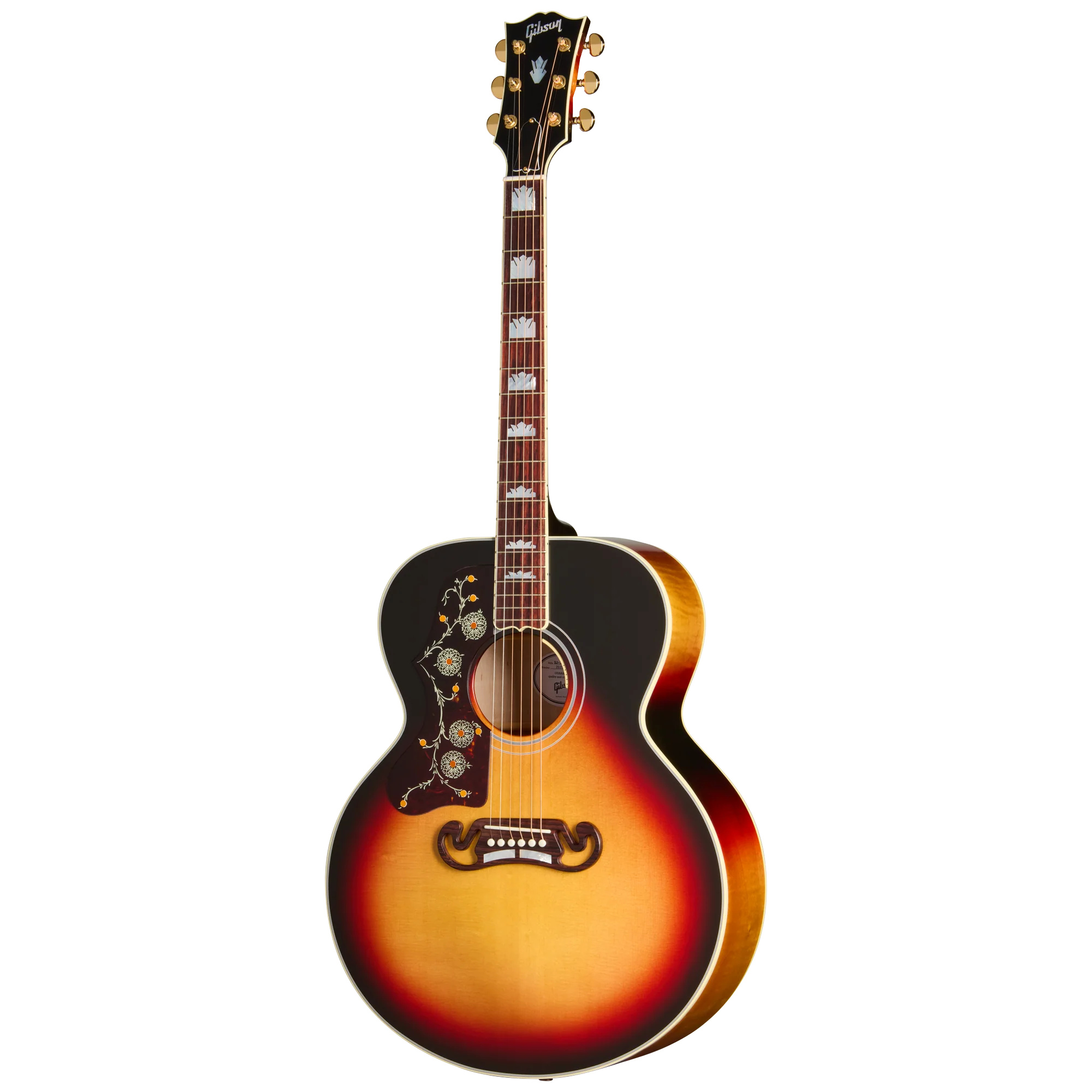 Gibson SJ-200 Standard, Left-Handed, Tri Burst 3 Gibson SJ-200 Standard, Left-Handed, Tri Burst