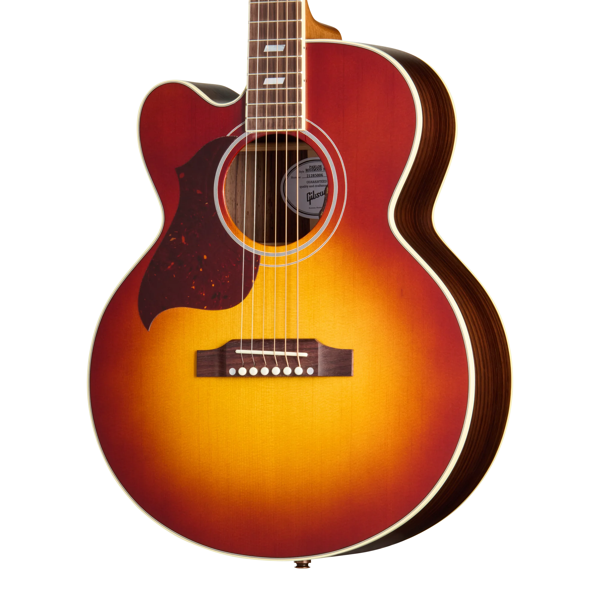 Gibson Parlor Rosewood EC, Rosewood Burst, Left-Handed