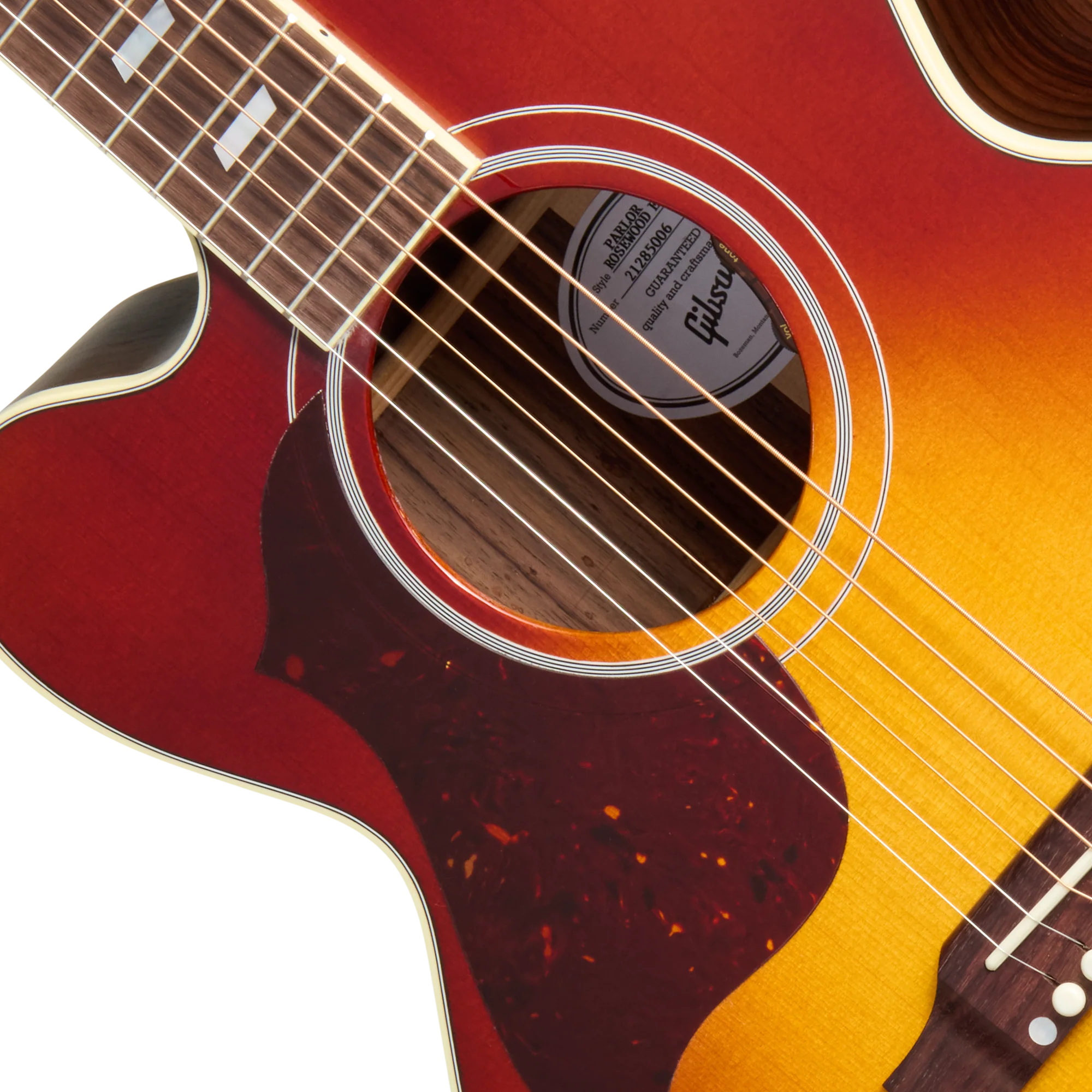 Gibson Parlor Rosewood EC, Rosewood Burst, Left-Handed 7 Gibson Parlor Rosewood EC, Rosewood Burst, Left-Handed