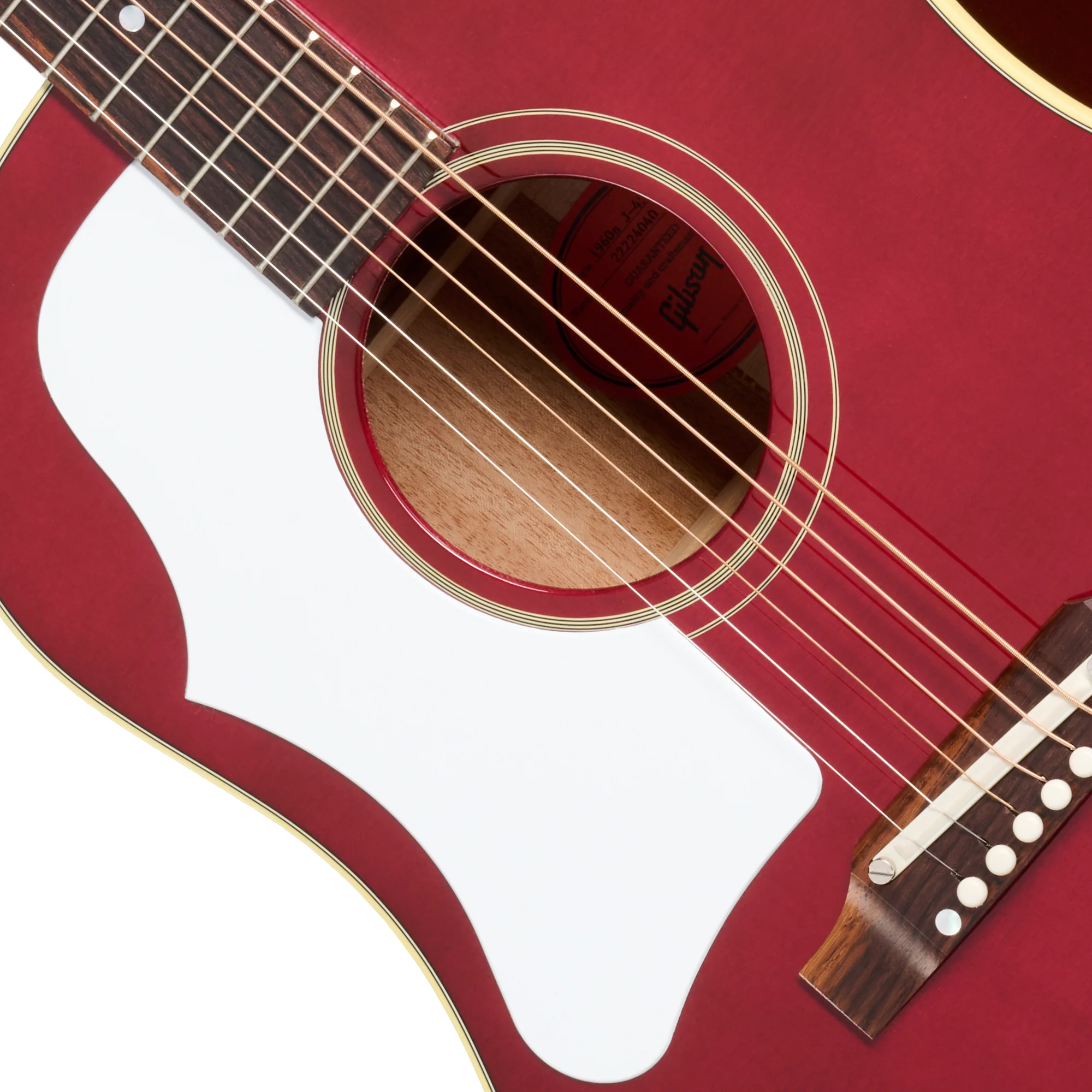 Gibson J-45 60s Original, Left-Handed, Wine Red 7 Gibson J-45 60s Original, Left-Handed, Wine Red