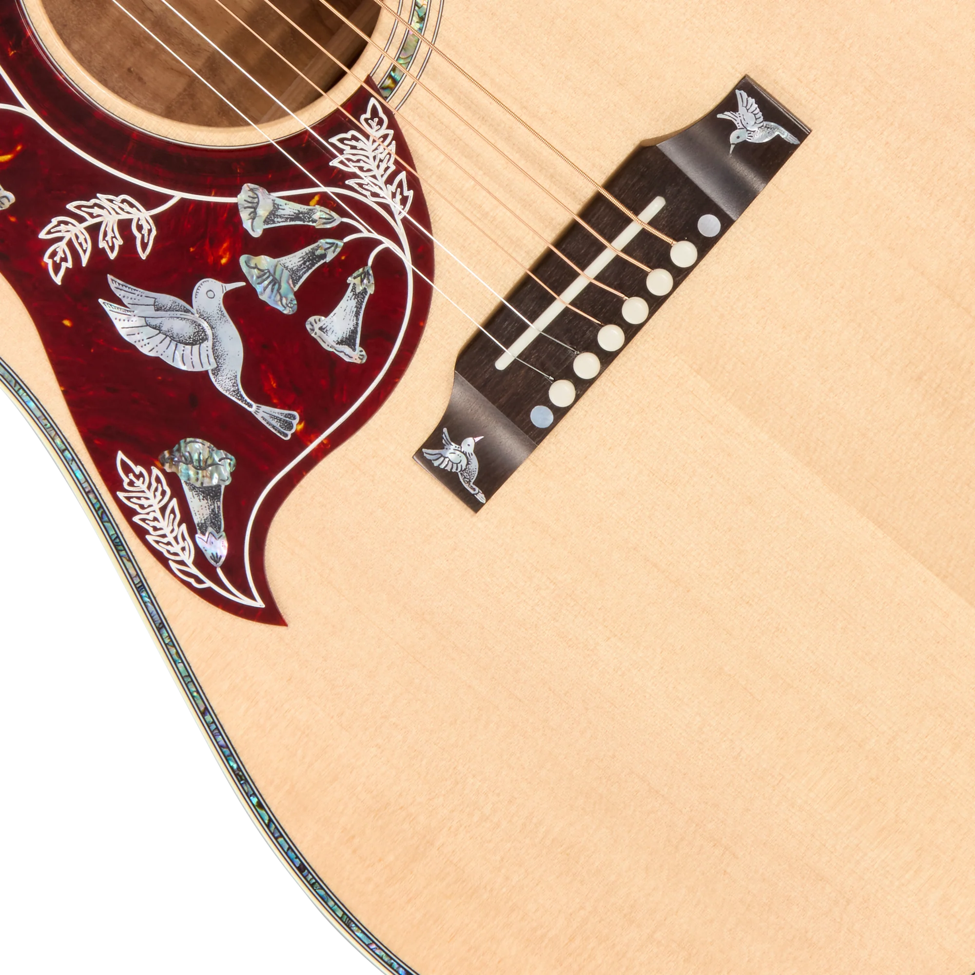 Gibson Custom Hummingbird Custom Koa, Left-Handed, Antique Natural 8 Gibson Custom Hummingbird Custom Koa, Left-Handed, Antique Natural
